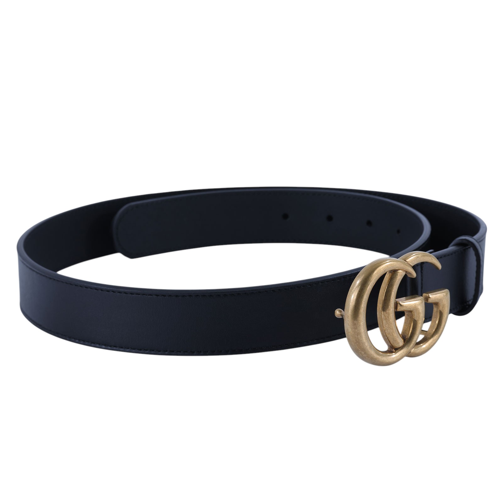 古馳 GUCCI GG Marmont 窄版腰帶 414516 AP00T_85  原廠盒子/防塵袋