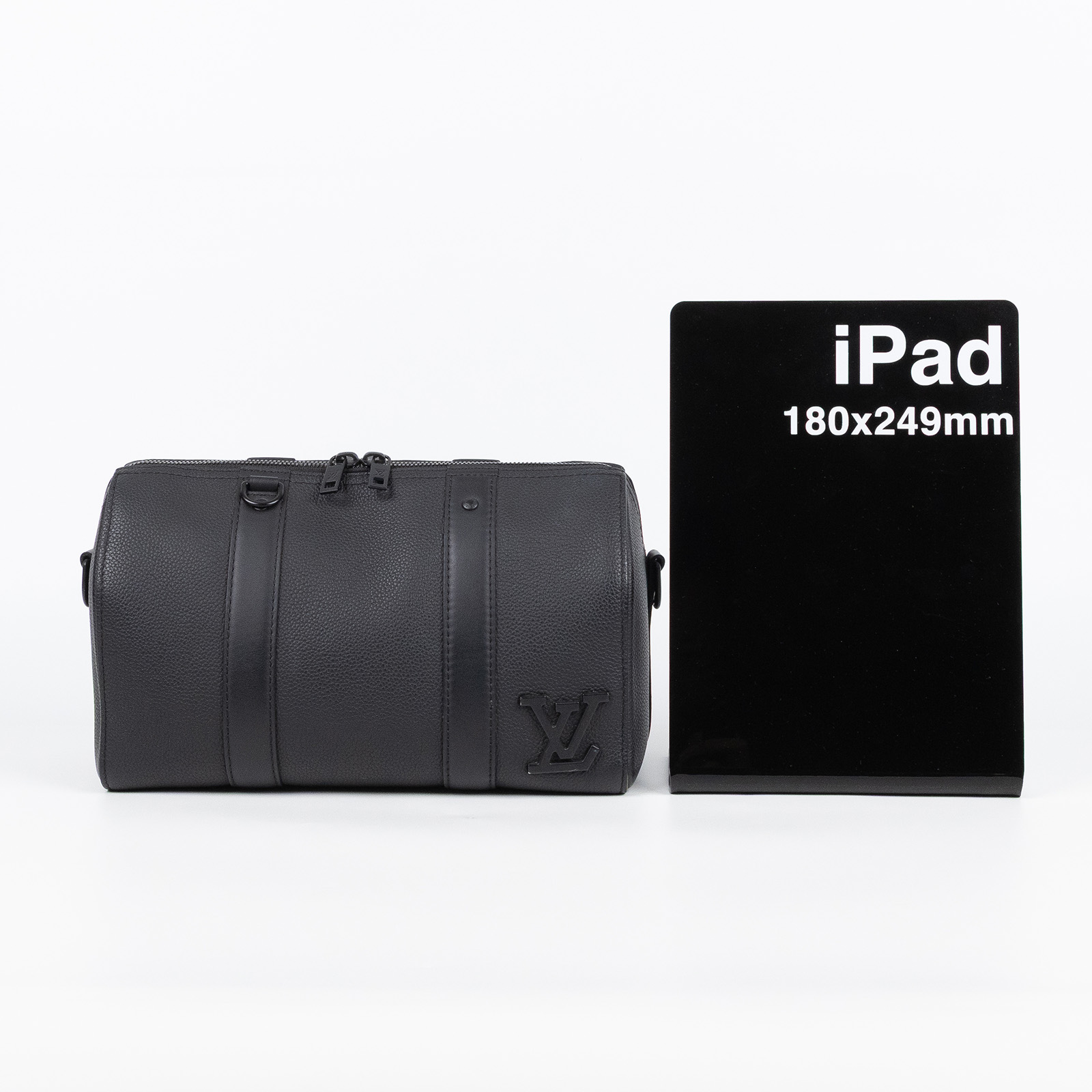 路易威登 LOUIS VUITTON City Keepall 肩背 波士頓包 黑色 M59255 晶片款 黑CITY KEEPALL 防塵袋/背帶