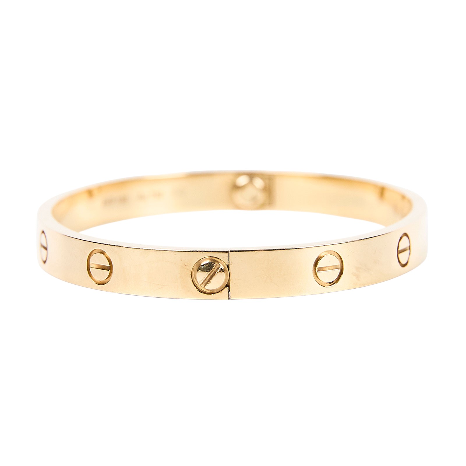 卡地亞 CARTIER Love 手環 B6035517 YG LOVE手環#17 原廠盒子/保書/購買證明正本/螺絲起子