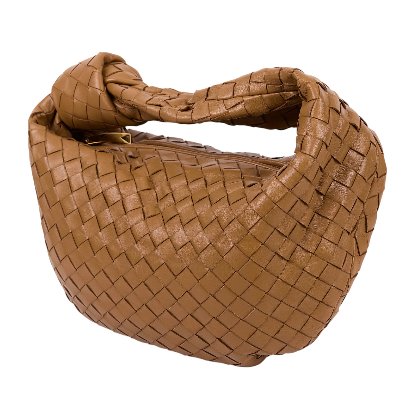 寶緹嘉 BOTTEGA VENETA Jodie 手提包 小型 690225VCPP0 焦糖色 TEEN JODIE 防塵袋