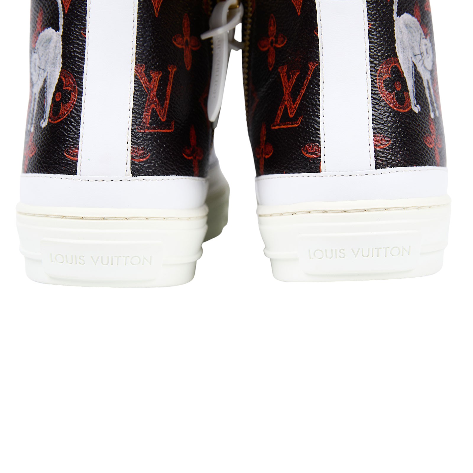 路易威登 LOUIS VUITTON Catogram Stellar 運動鞋  CATOGRAM高筒運動鞋#38.5 原廠盒子/鞋帶