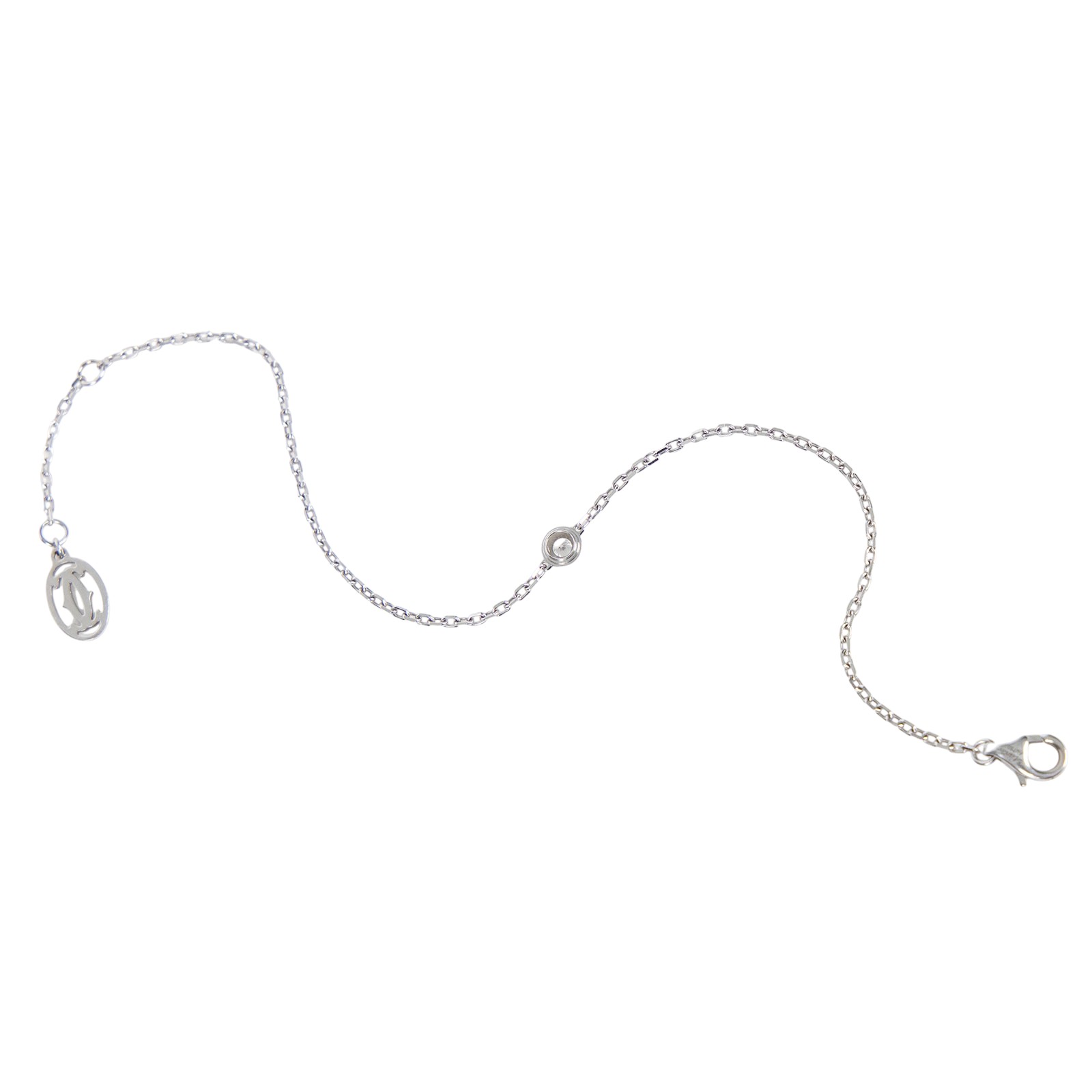 卡地亞 CARTIER dAmour 手環 小型款 B6037200 WG 單鑽手鍊 原廠盒子/保書/購買證明正本