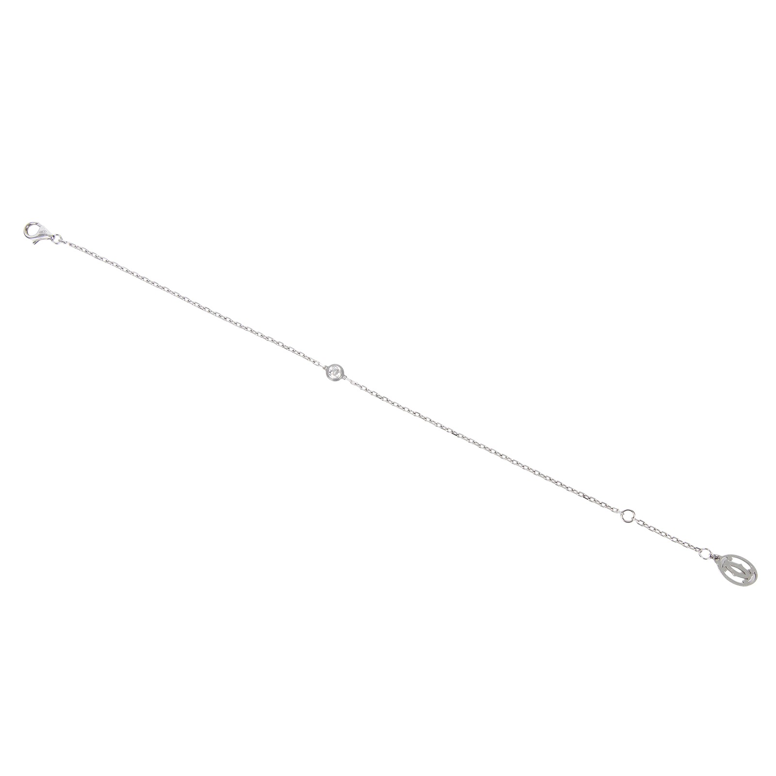 卡地亞 CARTIER dAmour 手環 小型款 B6037200 WG 單鑽手鍊 原廠盒子/保書/購買證明正本