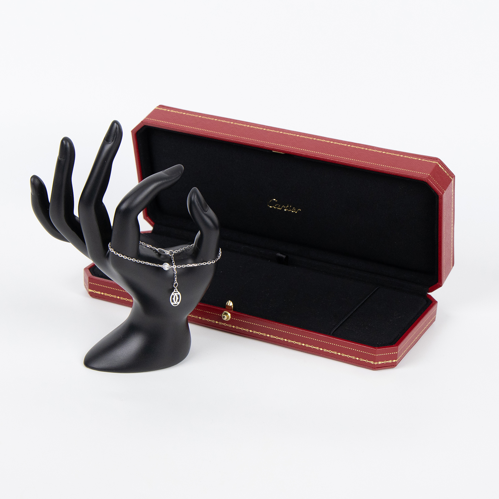 卡地亞 CARTIER dAmour 手環 小型款 B6037200 WG 單鑽手鍊 原廠盒子/保書/購買證明正本