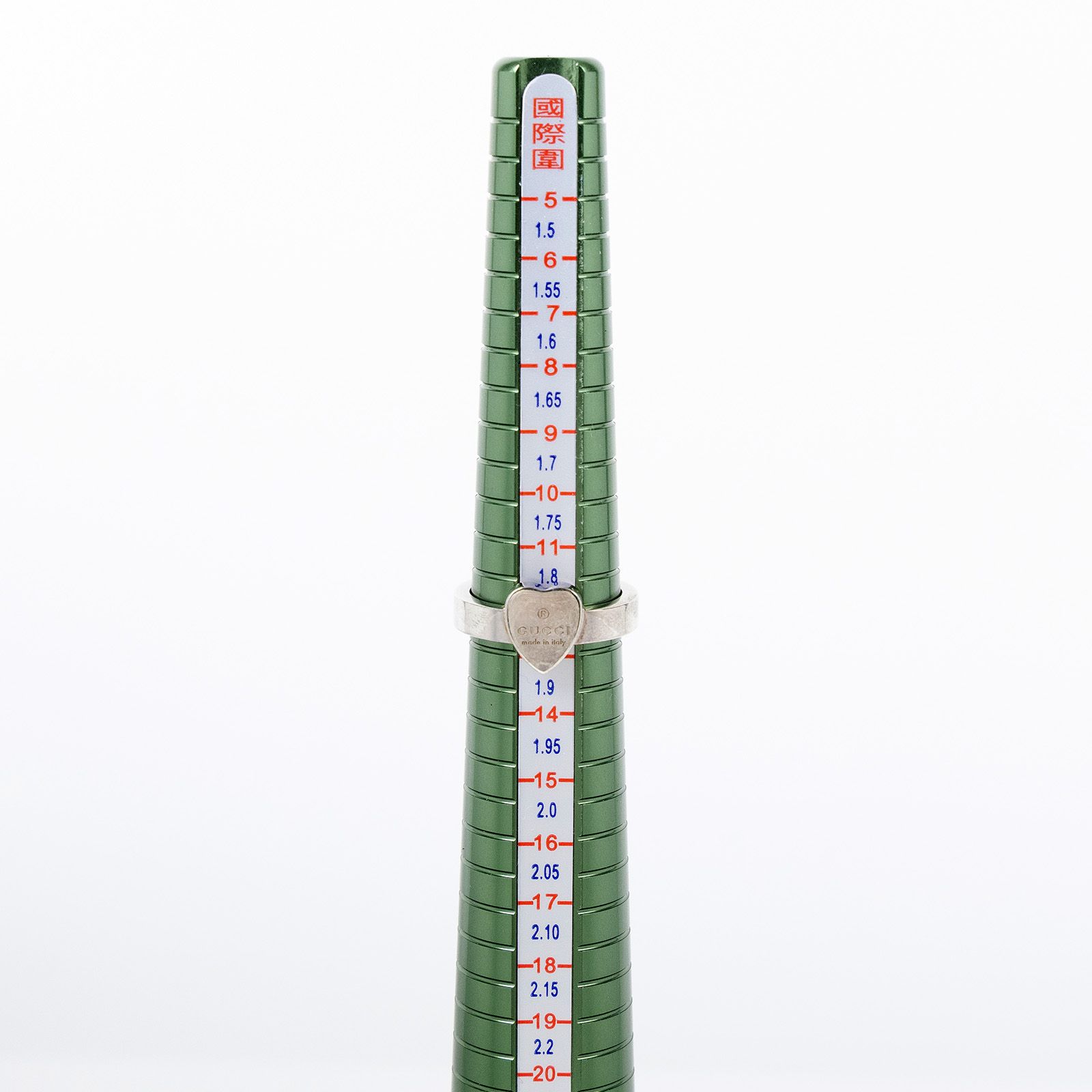 古馳 GUCCI GG Marmont 寬版戒指 223867 J8400_14 愛心戒指 防塵袋/購買證明正本