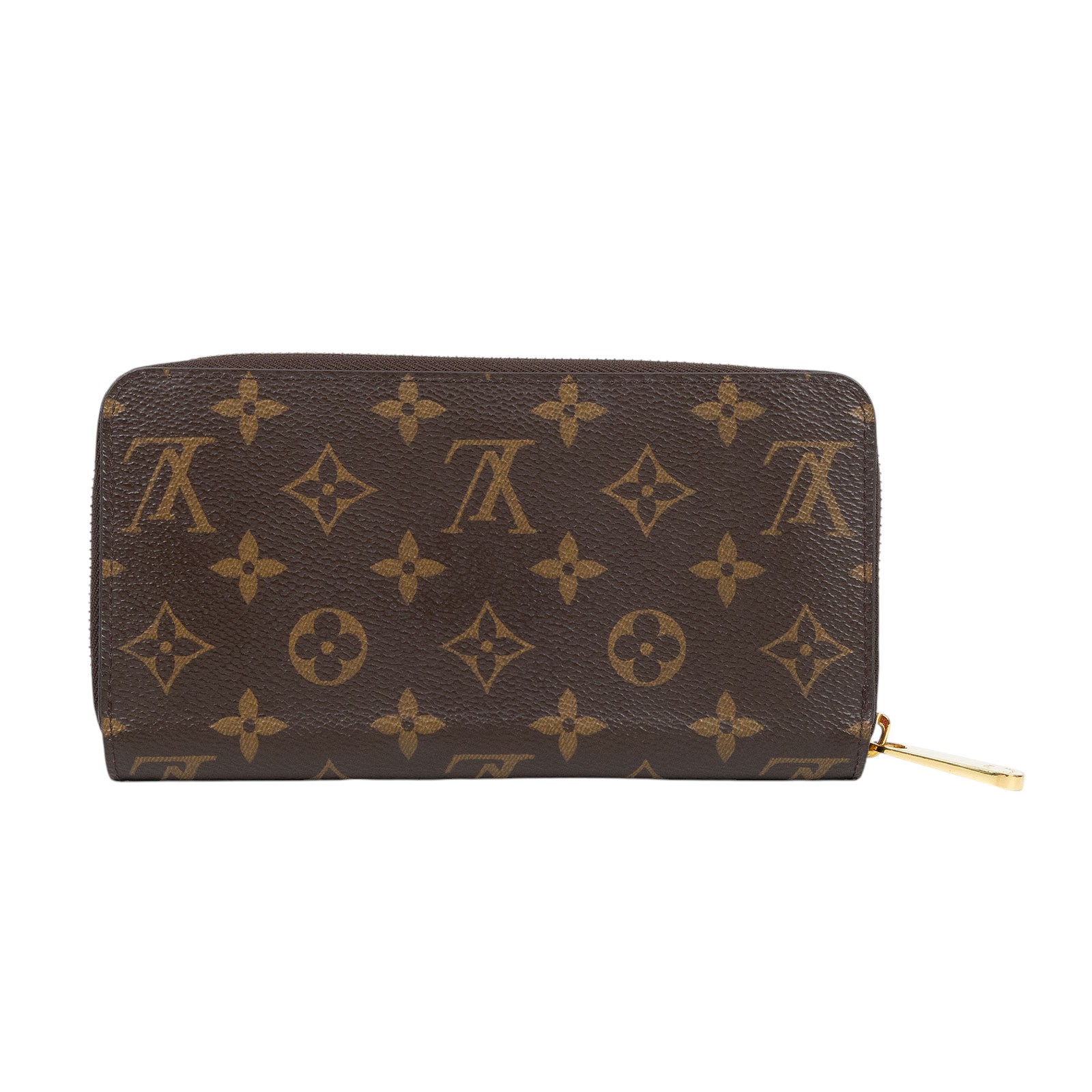 路易威登 LOUIS VUITTON 拉鏈錢包 Monogram帆布 桃紅色 M41895 原花拉鍊長夾 防塵袋/購買證明影本