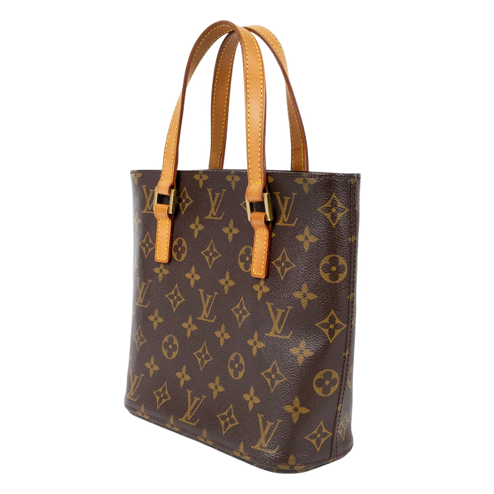 路易威登 LOUIS VUITTON 棕色 原花 塗層帆布 Vavin PM 手提包 M51172 原花VAVIN PM 無附屬品