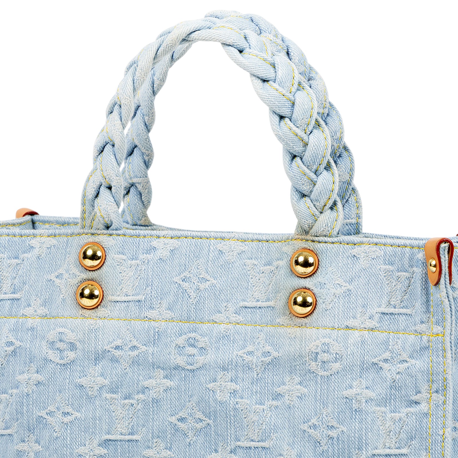 路易威登 LOUIS VUITTON LetGo PM 托特包 M24897 晶片款 單寧Let Go PM 防塵袋/背帶