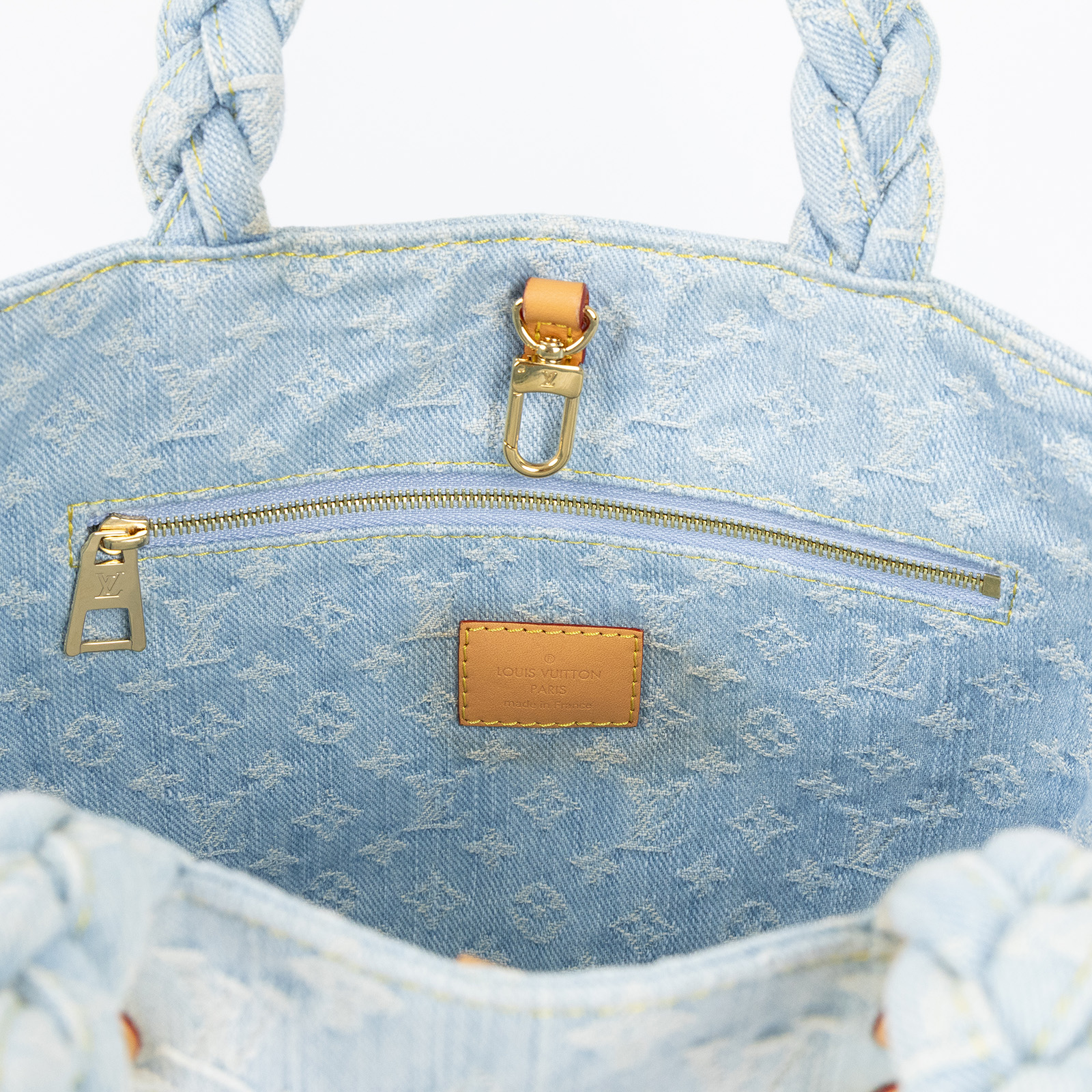 路易威登 LOUIS VUITTON LetGo PM 托特包 M24897 晶片款 單寧Let Go PM 防塵袋/背帶