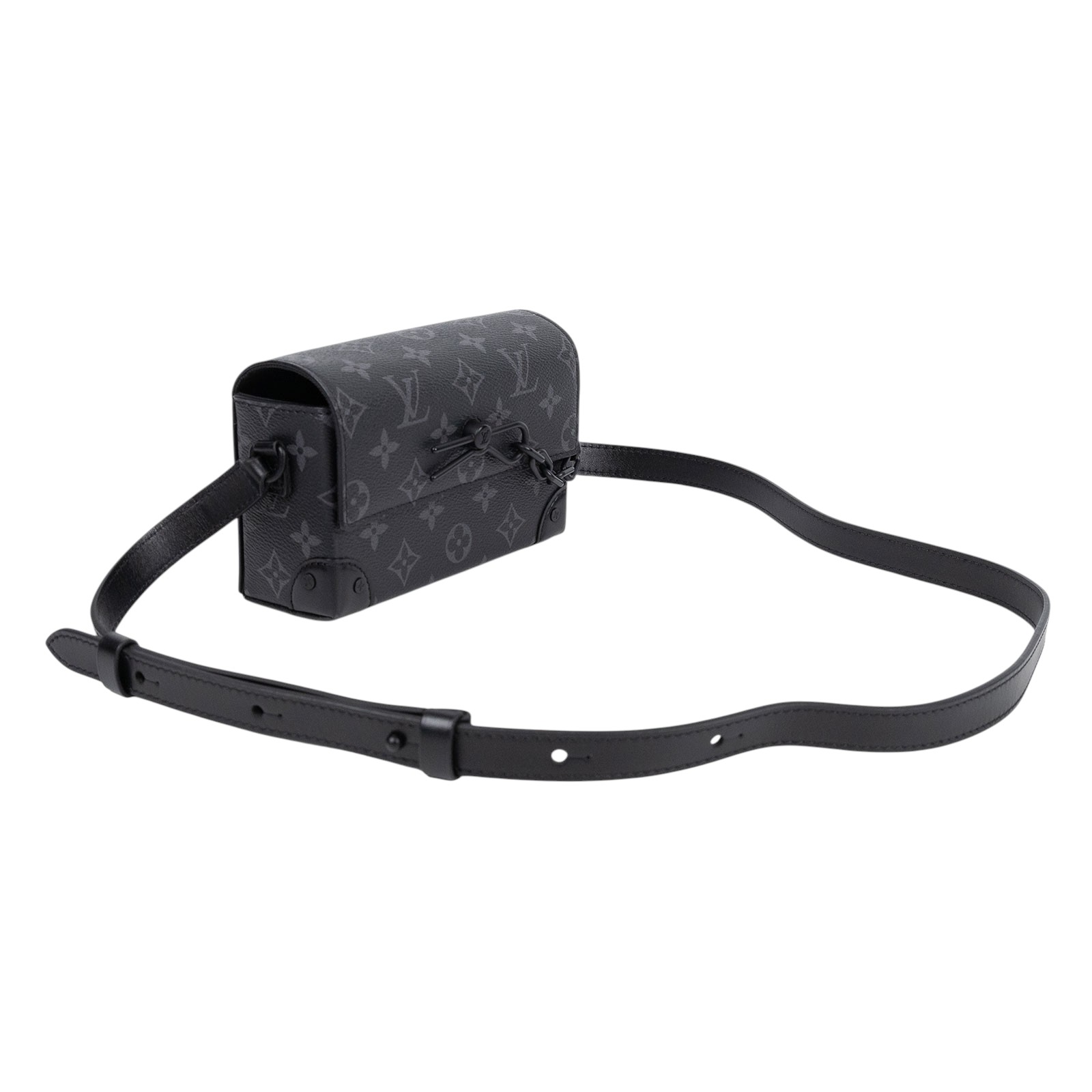 路易威登 LOUIS VUITTON Steamer 隨身錢包 肩背 M81783 晶片款 黑原花STEAMER 原廠盒子/防塵袋