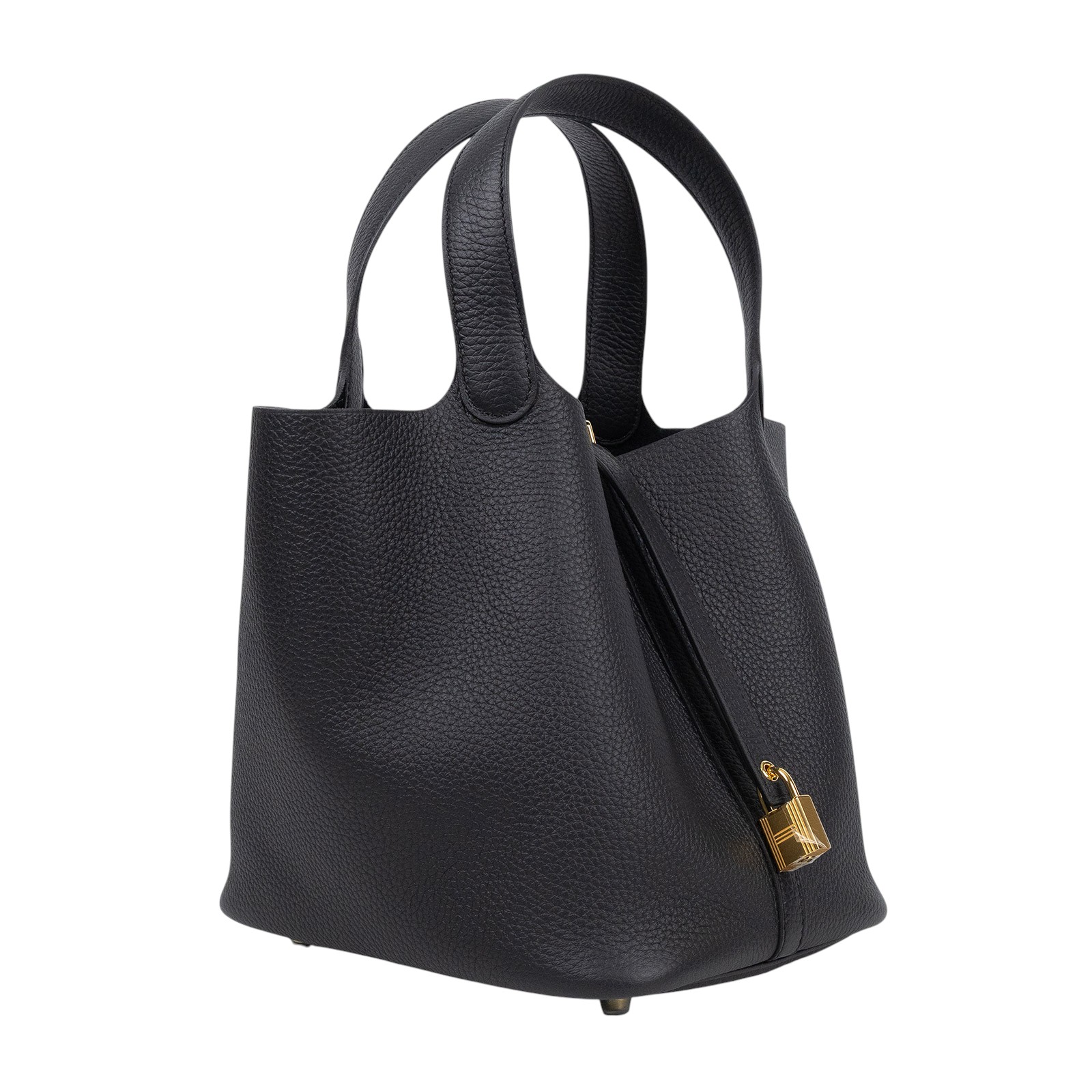 愛馬仕 Hermes Picotin Lock 22 菜籃子包 金色五金 黑色 H060991CC89 H060991CC/W MI 010 IA  防塵袋/原廠盒子/鎖組