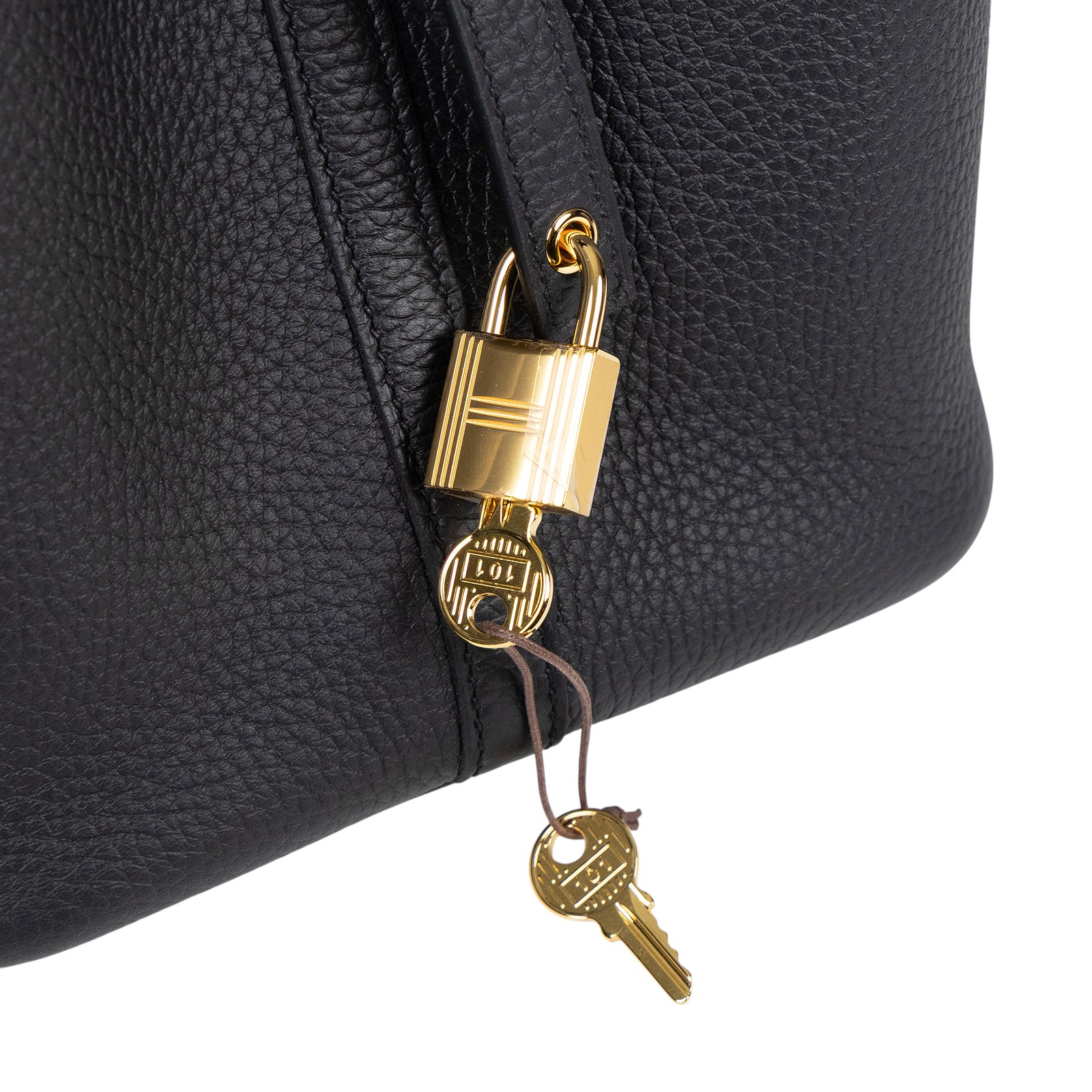 愛馬仕 Hermes Picotin Lock 22 菜籃子包 金色五金 黑色 H060991CC89 H060991CC/W MI 010 IA  防塵袋/原廠盒子/鎖組