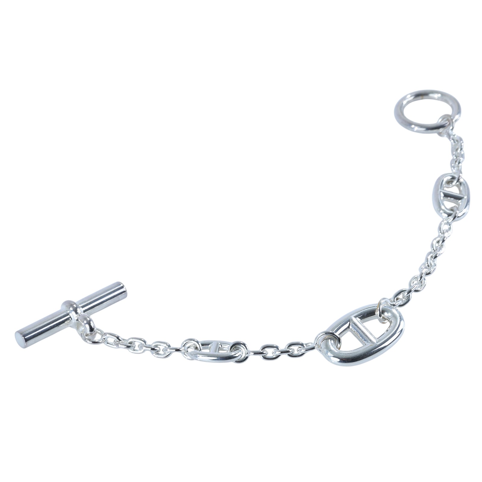 愛馬仕 Hermes Farandole 豬鼻子手鍊 H104567Bv00SH /24C064192 純銀FARANDOLE手鍊 原廠盒子