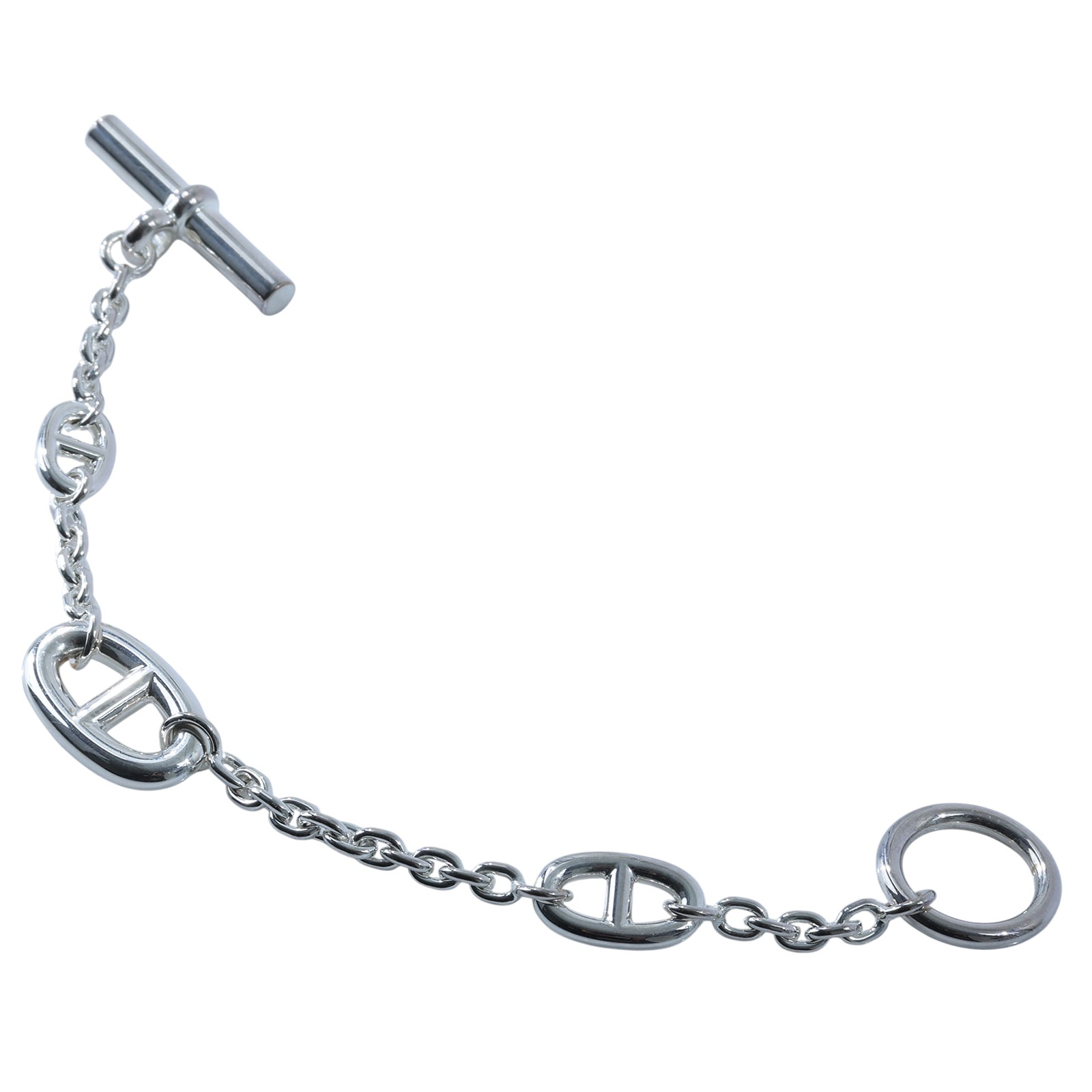 愛馬仕 Hermes Farandole 豬鼻子手鍊 H104567Bv00SH /24C064192 純銀FARANDOLE手鍊 原廠盒子