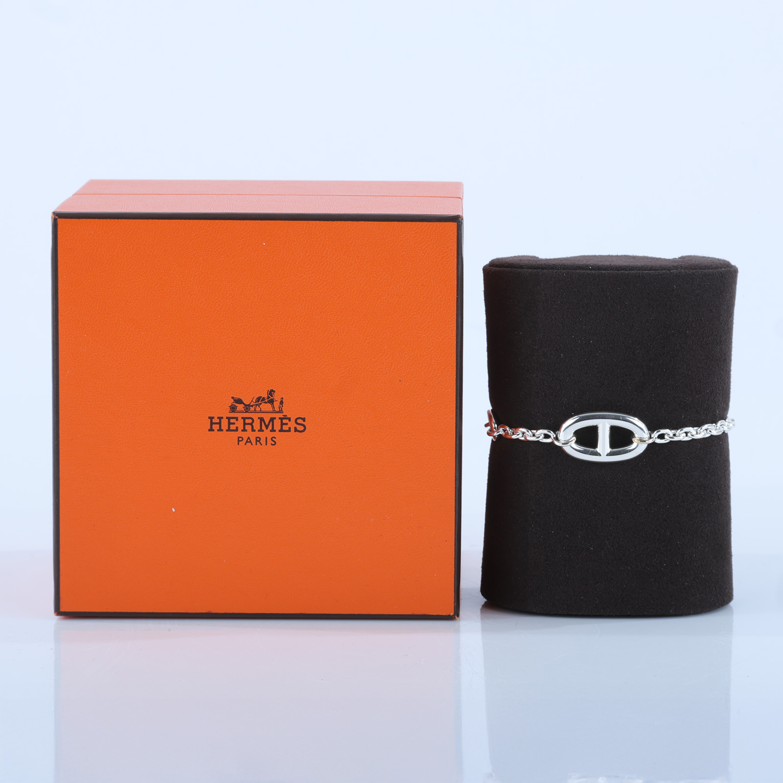 愛馬仕 Hermes Farandole 豬鼻子手鍊 H104567Bv00SH /24C064192 純銀FARANDOLE手鍊 原廠盒子