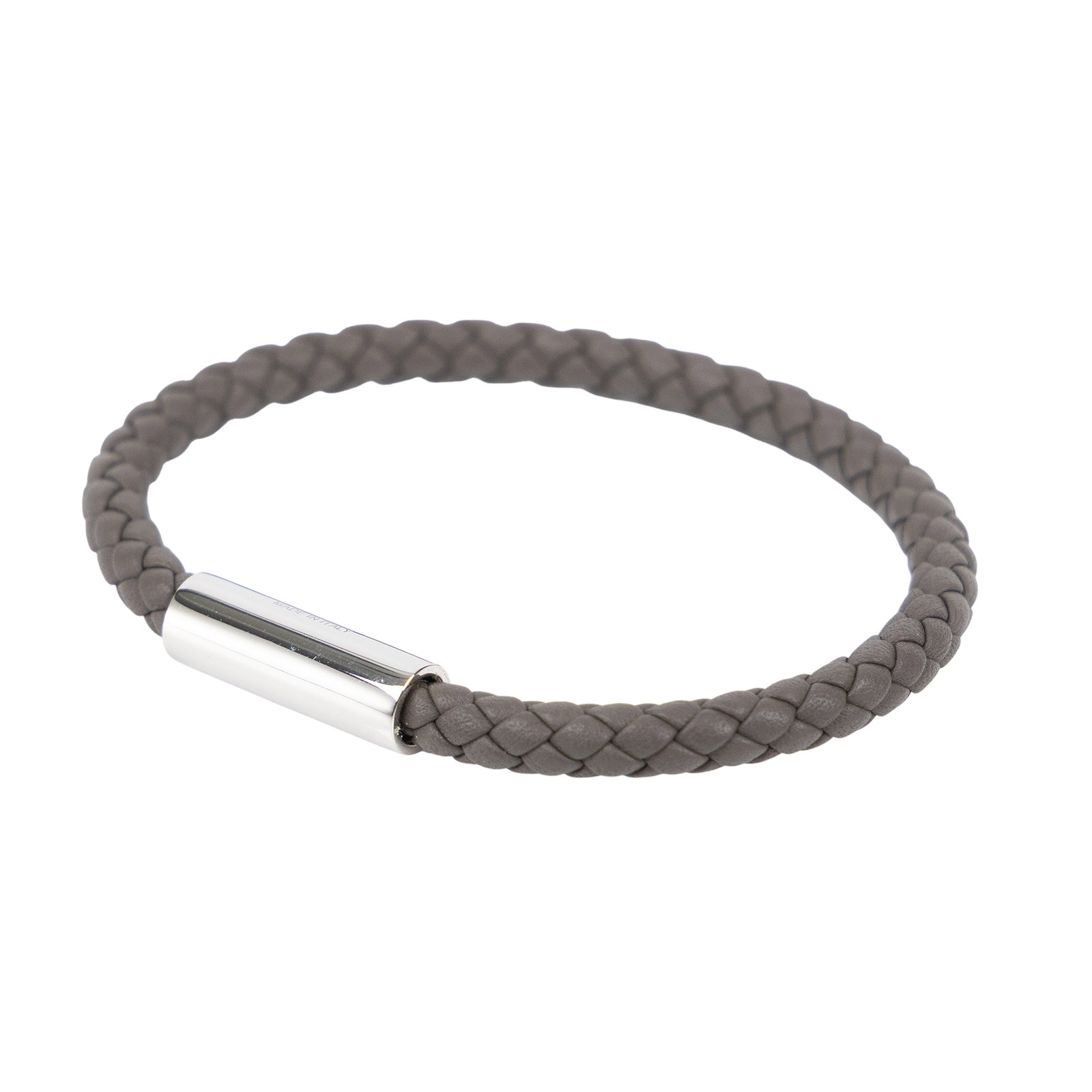 愛馬仕 Hermes  H066218FP8FT5  灰GOLIATH編織手環 原廠盒子/防塵袋