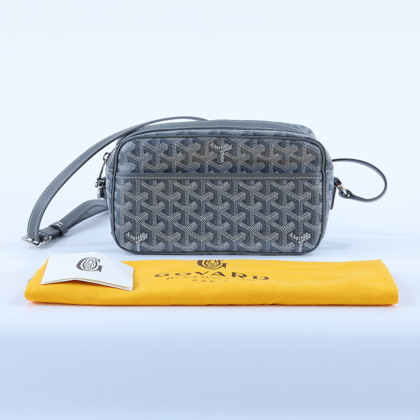 高雅德 GOYARD Cap-Vert PM Bag 肩背 斜背包 CAPVE2PMLTY 灰CAP-VERT PM 防塵袋