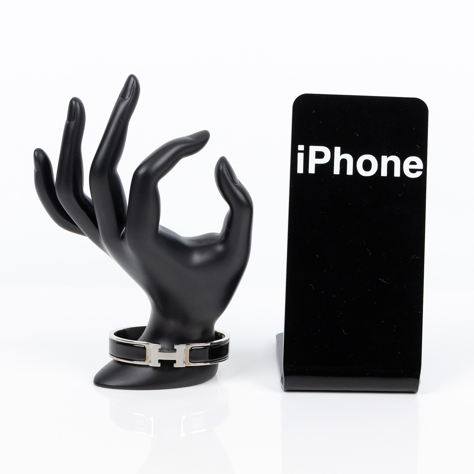 愛馬仕 Hermes Clic H GM 手環 黑色 H700001FP01GM /FI 01 77 黑銀CLIC H手環 GM 原廠盒子