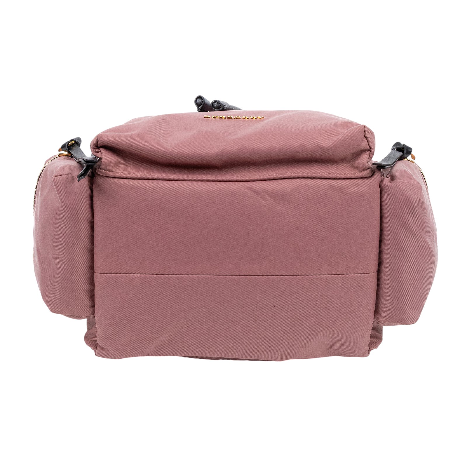 博柏利 BURBERRY The Rucksack 軍用背包  藕粉尼龍後背包 防塵袋