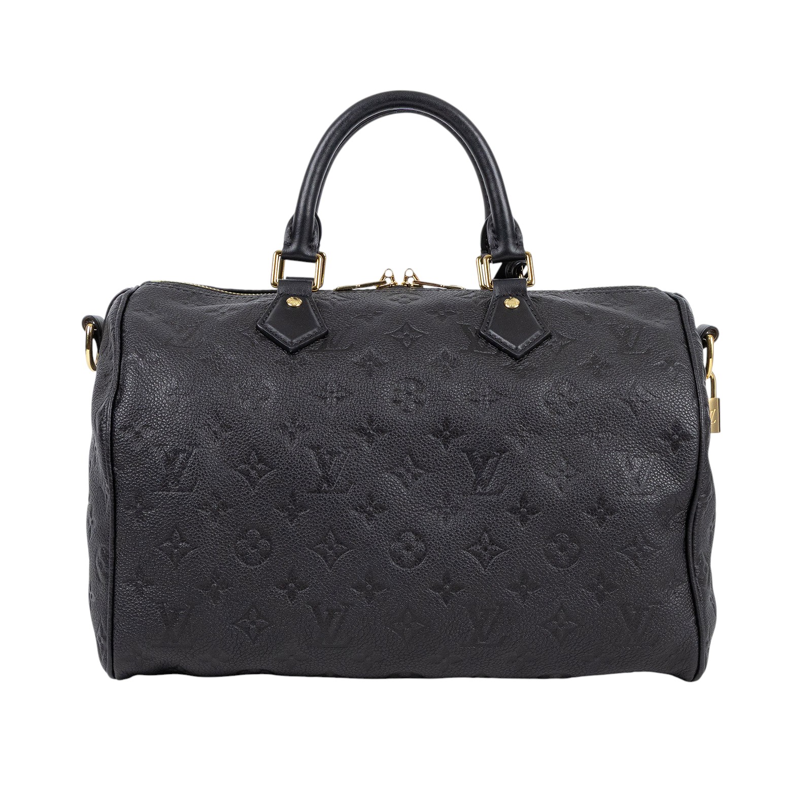 路易威登 LOUIS VUITTON Speedy Soft 30 手提波士頓包 黑色 M47186 晶片款  原廠盒子/防塵袋/鎖組/購買證明正本/背帶