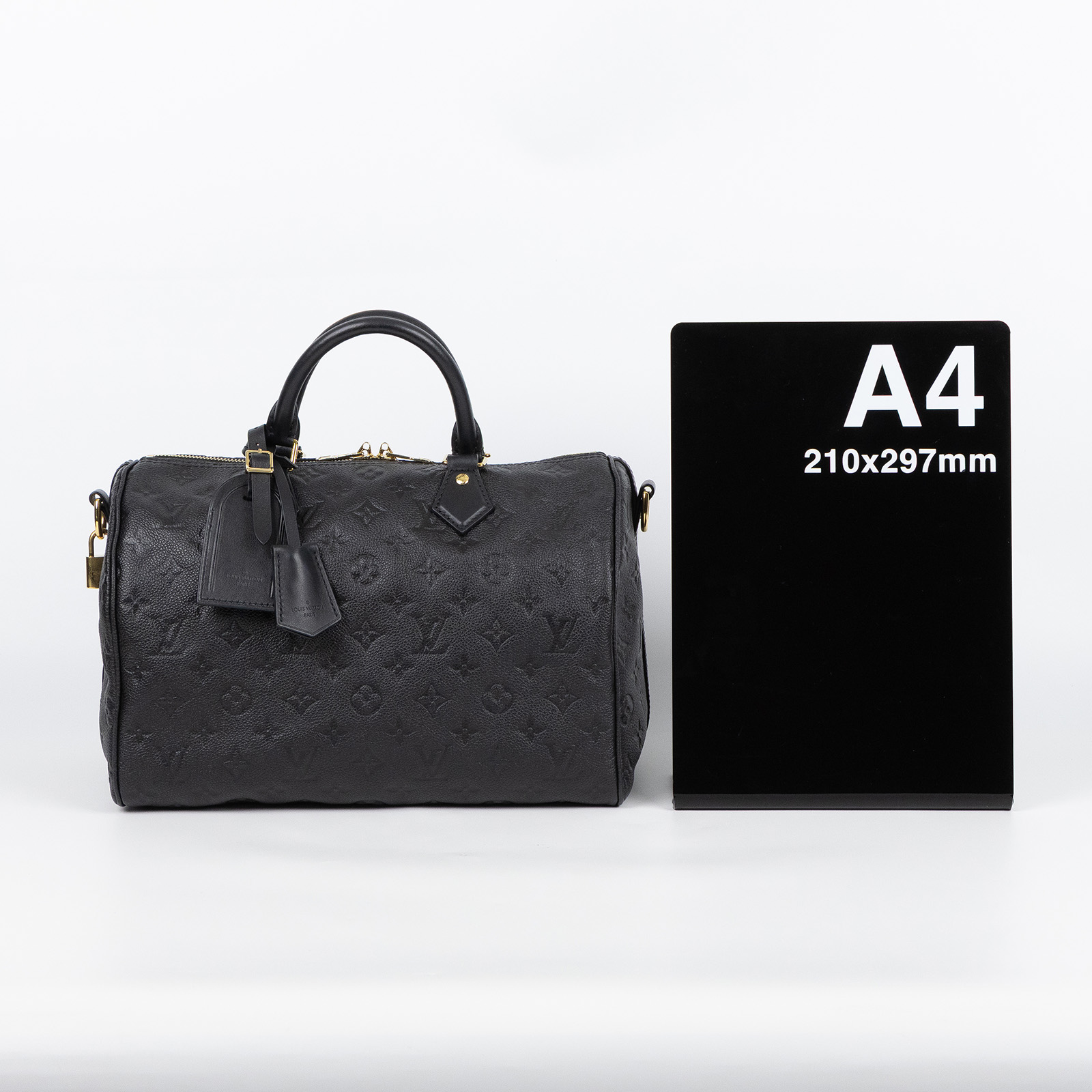 路易威登 LOUIS VUITTON Speedy Soft 30 手提波士頓包 黑色 M47186 晶片款  原廠盒子/防塵袋/鎖組/購買證明正本/背帶