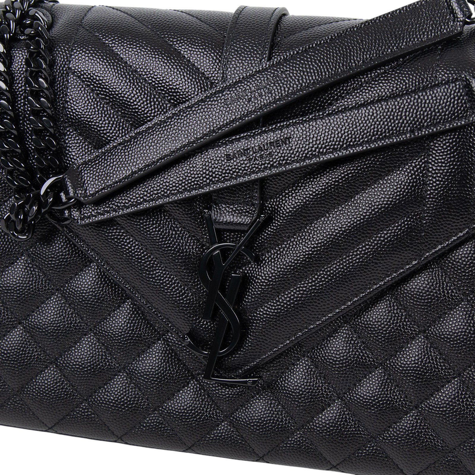 聖羅蘭 YSL SAINT LAURENT Envelope 鏈帶 肩背包 428134BOW98  防塵袋/原廠盒子