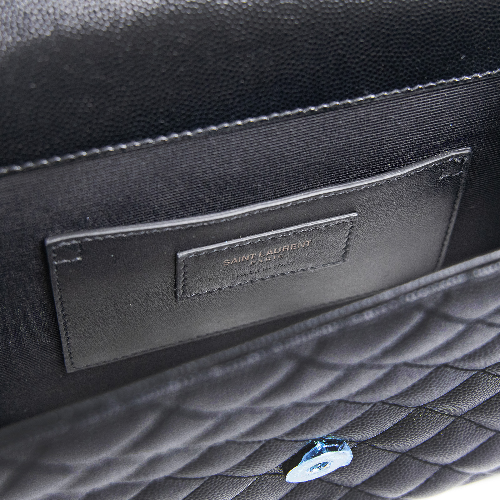 聖羅蘭 YSL SAINT LAURENT Envelope 鏈帶 肩背包 428134BOW98  防塵袋/原廠盒子