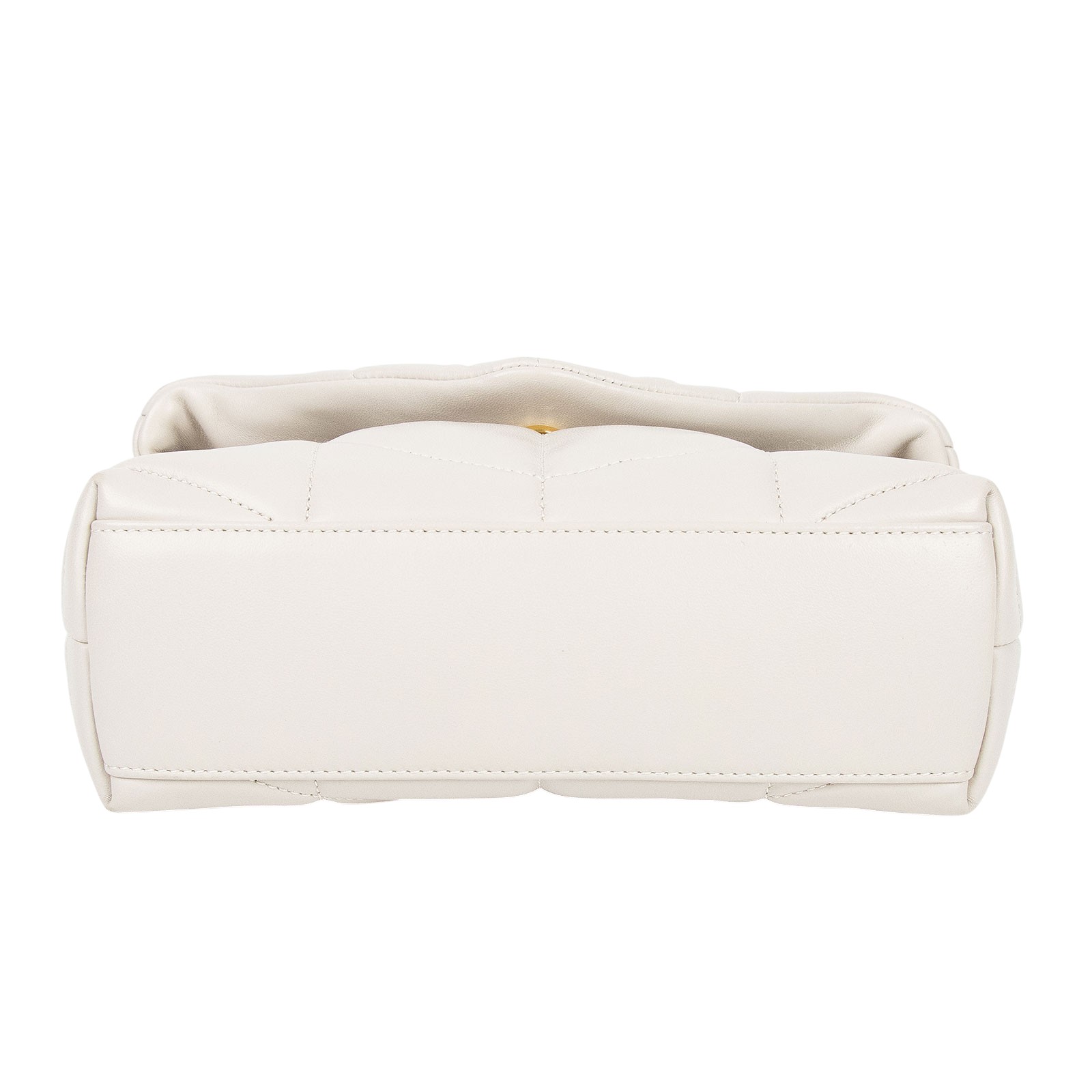 聖羅蘭 YSL SAINT LAURENT Puffer 絎縫 亮面粒面皮革 TOY 手袋 肩背包 金色五金 759337AAC9A  原廠盒子/防塵袋/購買證明正本