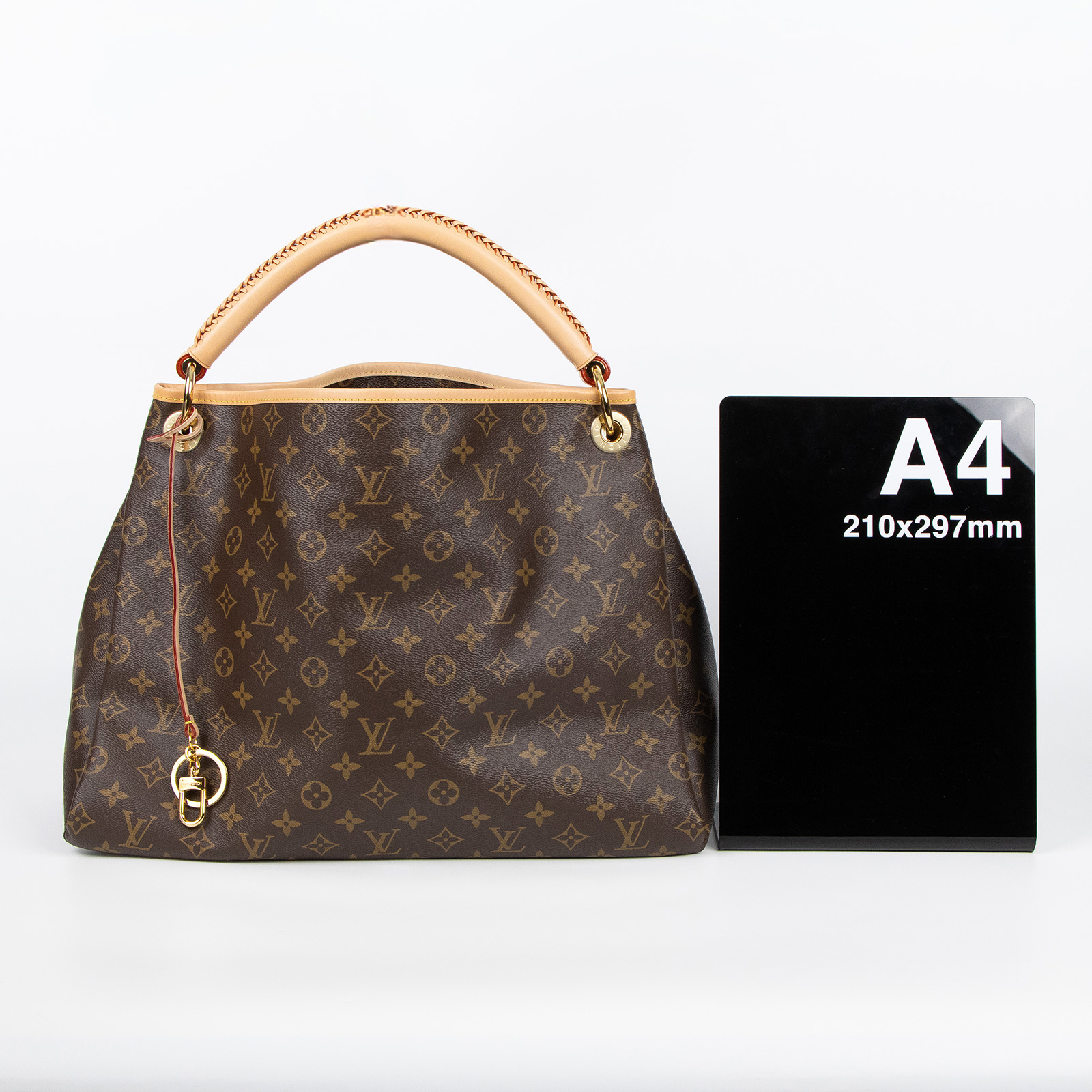 路易威登 LOUIS VUITTON Artsy MM 手提包 經典帆布 Empreinte M44869 晶片款 原花ARTSY MM 防塵袋/掛件