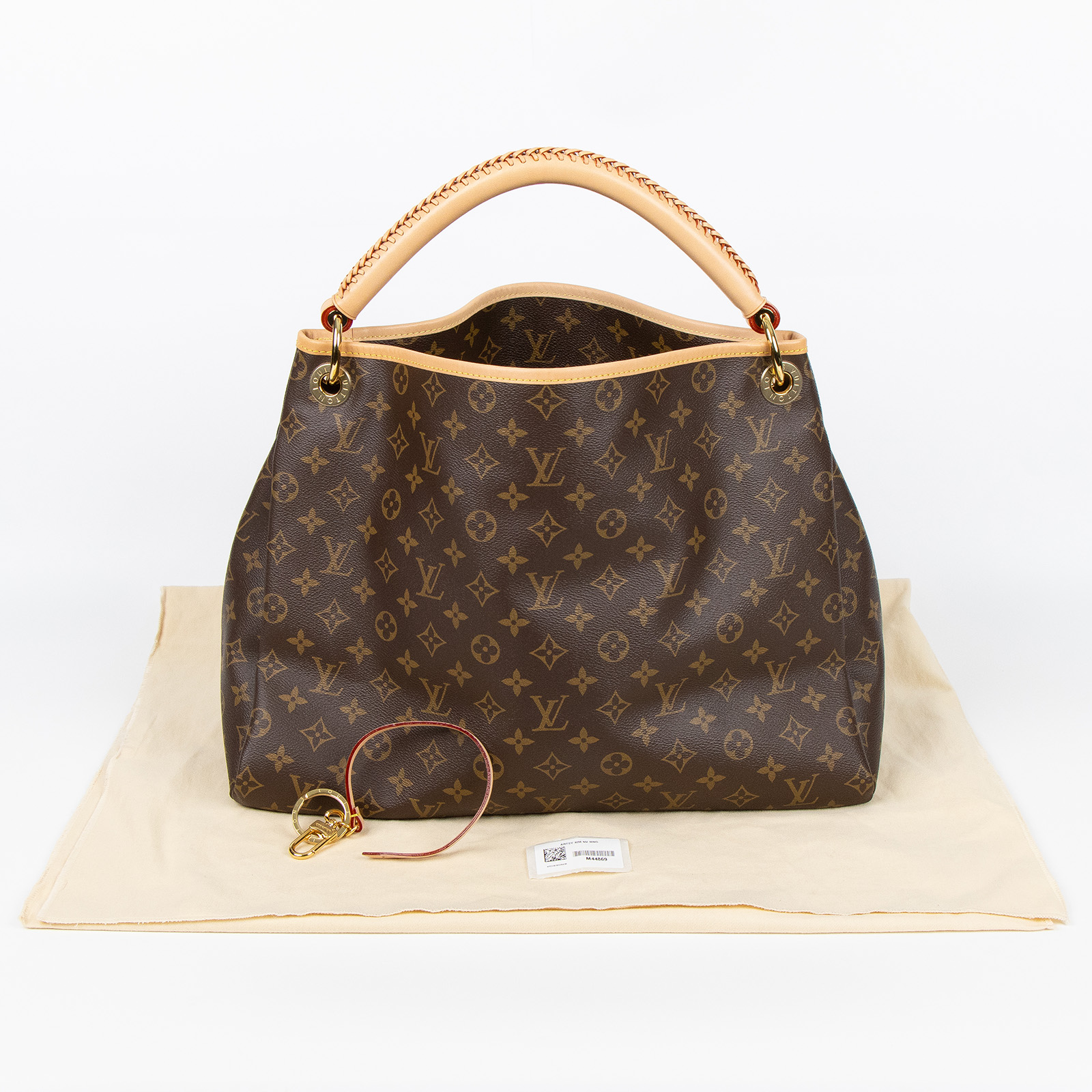 路易威登 LOUIS VUITTON Artsy MM 手提包 經典帆布 Empreinte M44869 晶片款 原花ARTSY MM 防塵袋/掛件