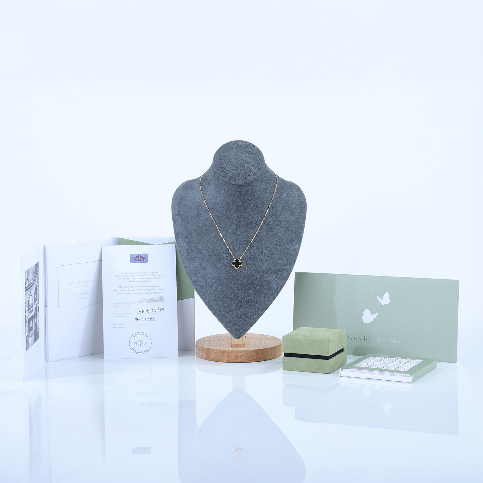 梵克雅寶 Van Cleef & Arpels Vintage Alhambra 吊墜 小型 VCARA45800  原廠盒子/保書/購買證明正本