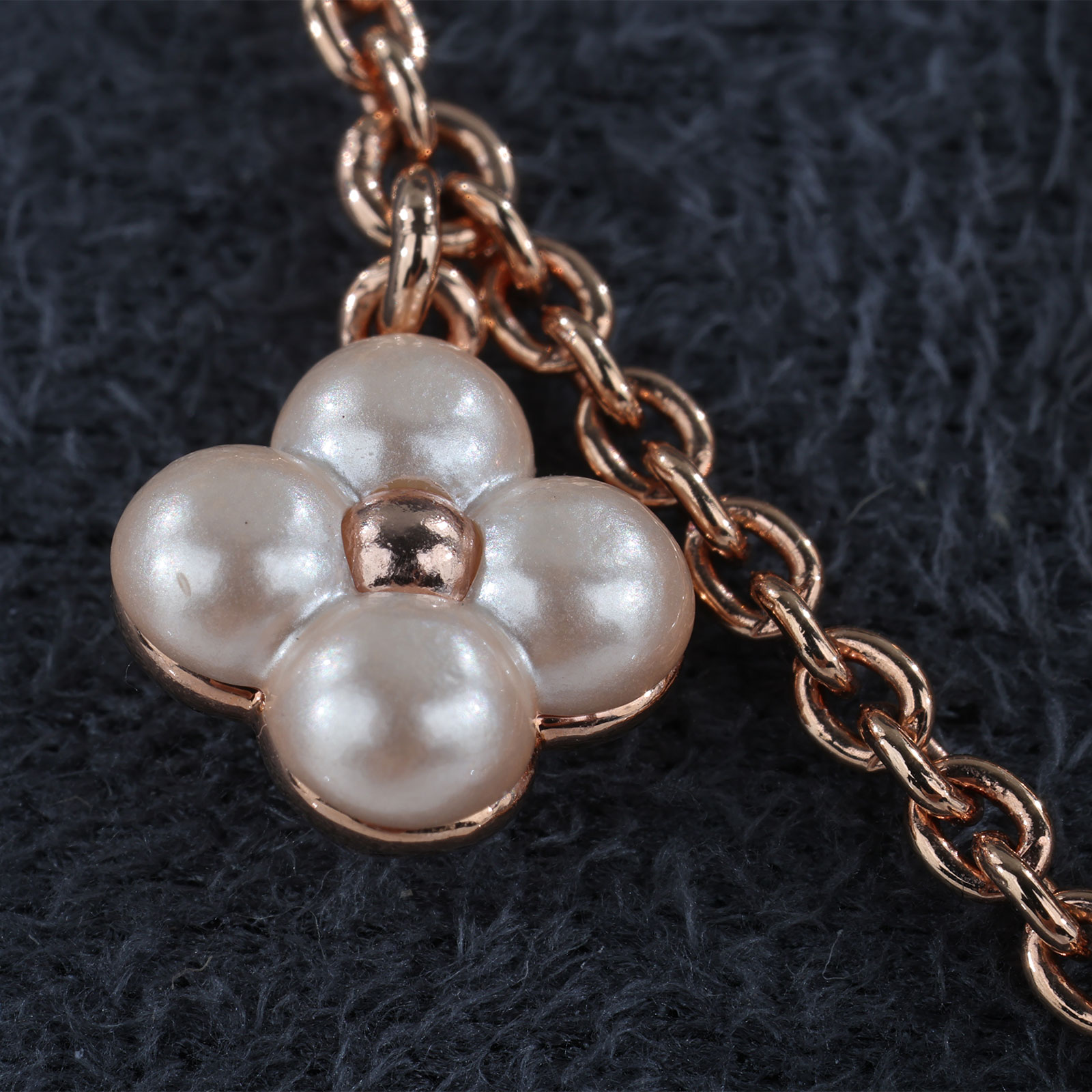 路易威登 LOUIS VUITTON Floragram 項鍊 老花 Monogram 雙層 玫瑰金 M02986  原廠盒子/防塵袋