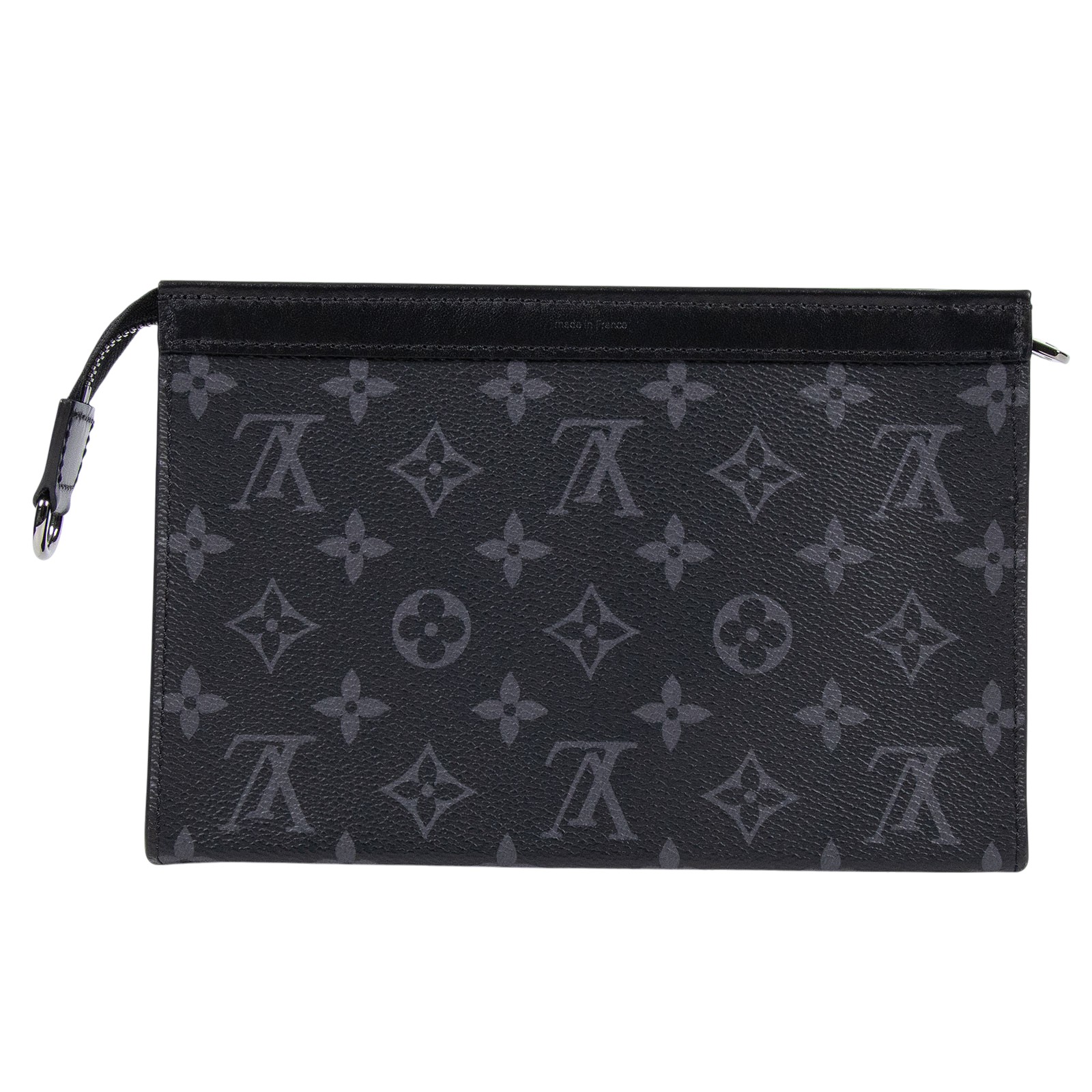 路易威登 LOUIS VUITTON Gaston 隨身錢包 肩背 Eclipse Reverse塗層帆布 黑色 M81124 晶片款  原廠盒子/防塵袋/購買證明正本