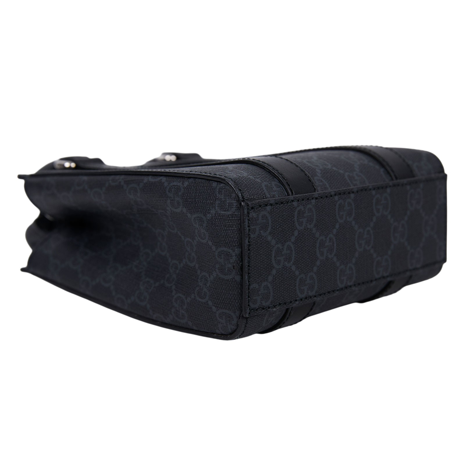 古馳 GUCCI GG 小型 托特包 691010 K5RLN 黑GG托特 MINI 防塵袋/背帶