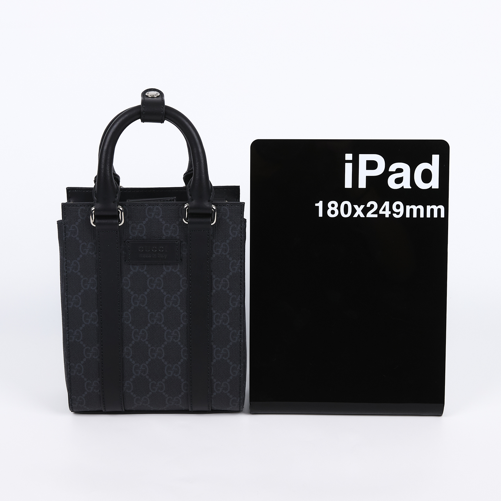 古馳 GUCCI GG 小型 托特包 691010 K5RLN 黑GG托特 MINI 防塵袋/背帶