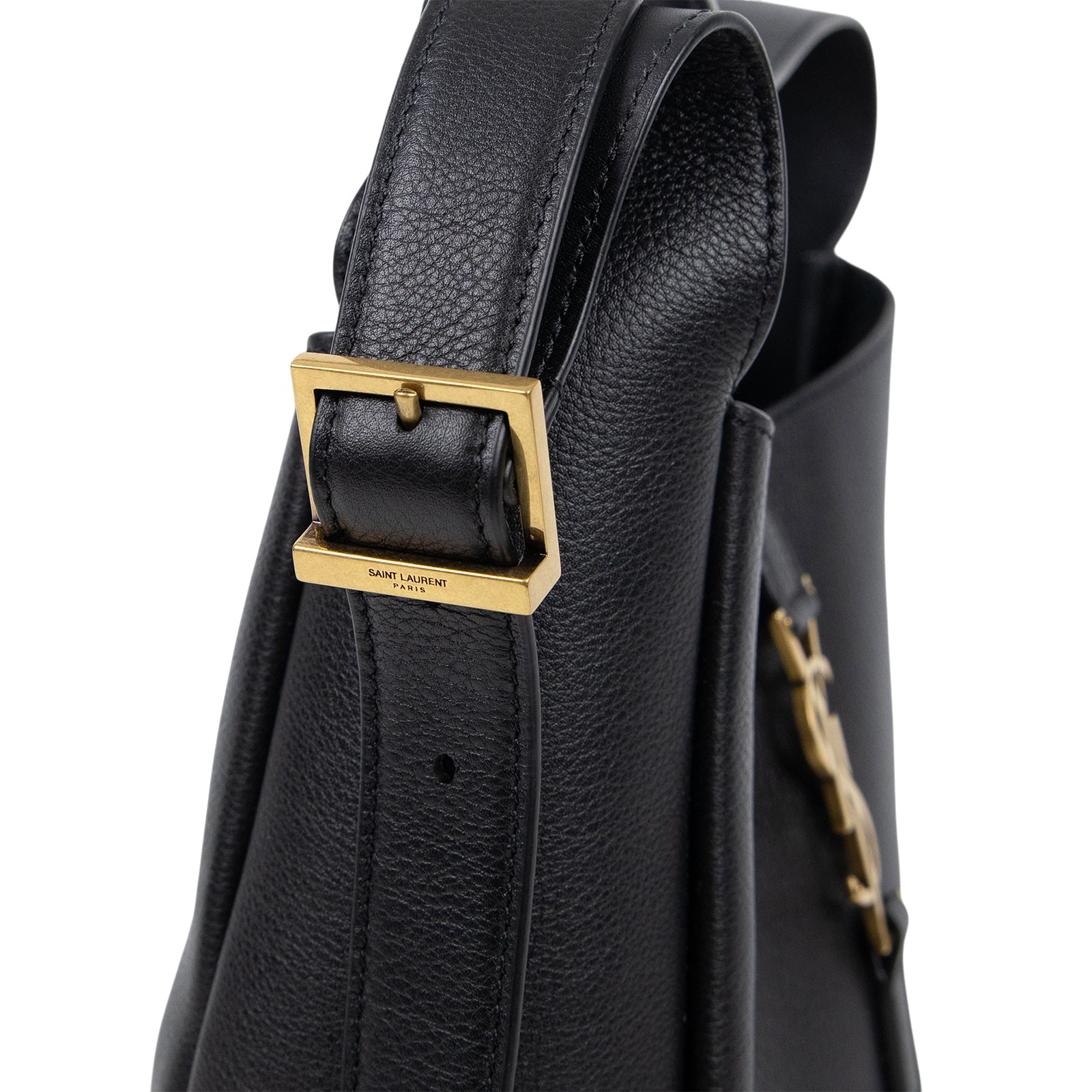 聖羅蘭 YSL SAINT LAURENT LE 5 À 7 小型 粒面皮革 柔軟 手袋 手提包 713938AAAUQ  防塵袋