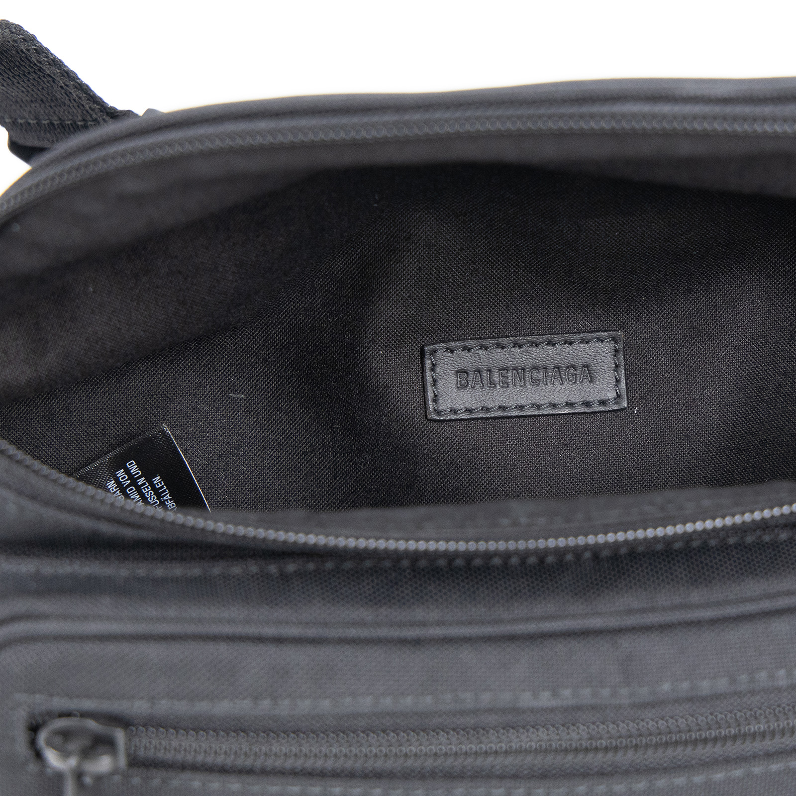 巴黎世家 BALENCIAGA Explorer 腰包 4823892JMF7 黑尼龍腰包 防塵袋/購買證明正本