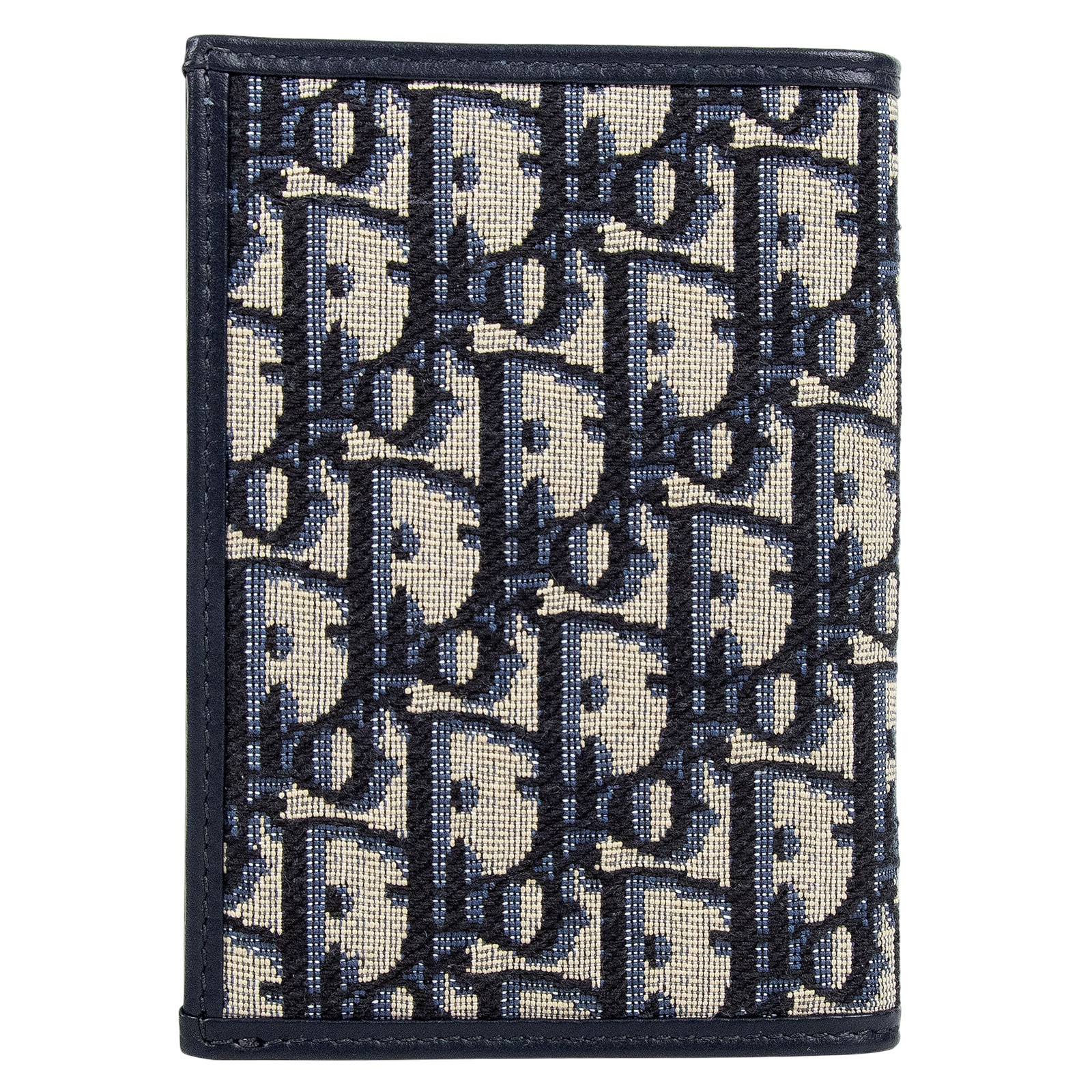 迪奧 CHRISTIAN DIOR 30 Montaigne 護照套 S2353UTZQ 藍30 MONTAIGNE護照套-1 原廠盒子/防塵袋