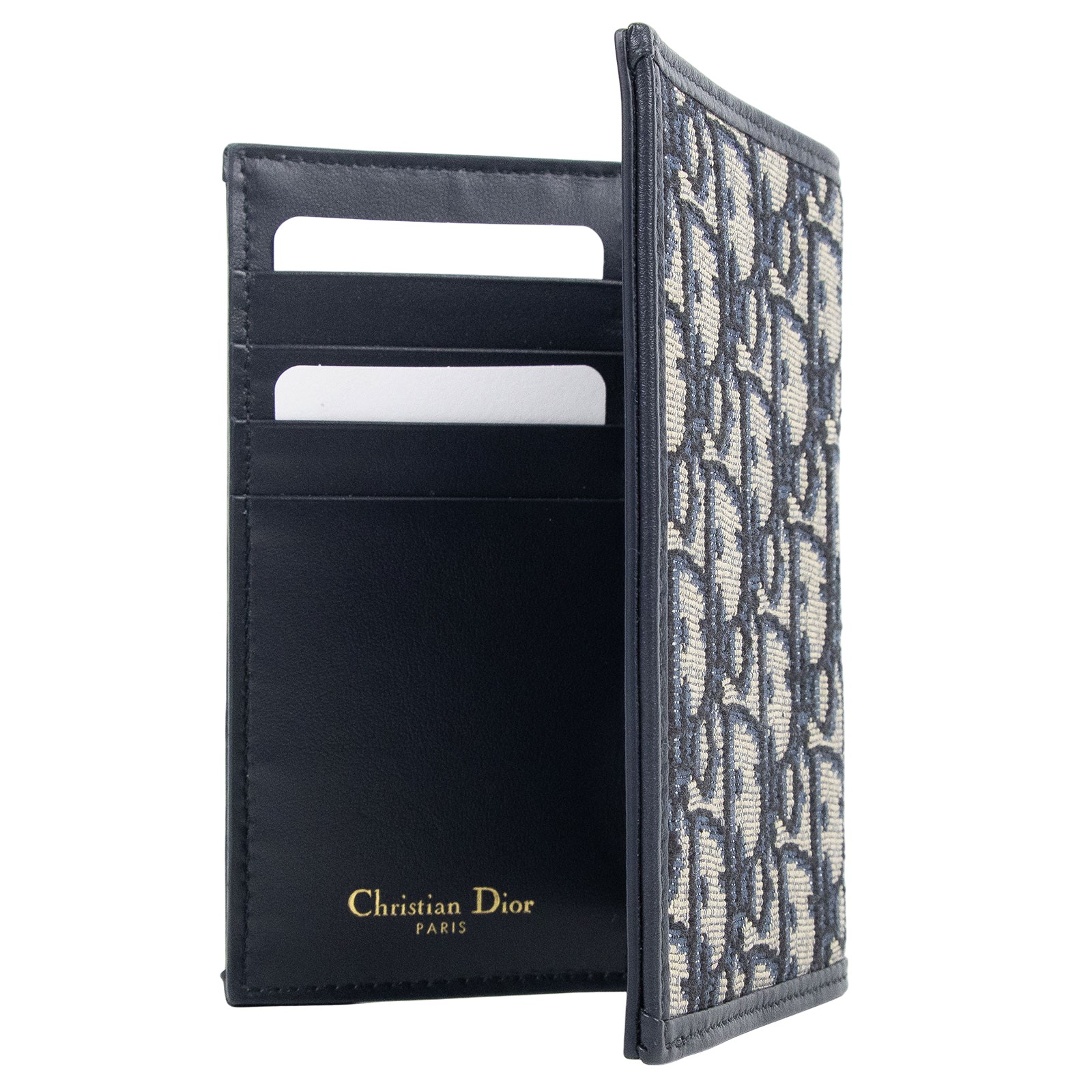 迪奧 CHRISTIAN DIOR 30 Montaigne 護照套 S2353UTZQ 藍30 MONTAIGNE護照套-1 原廠盒子/防塵袋