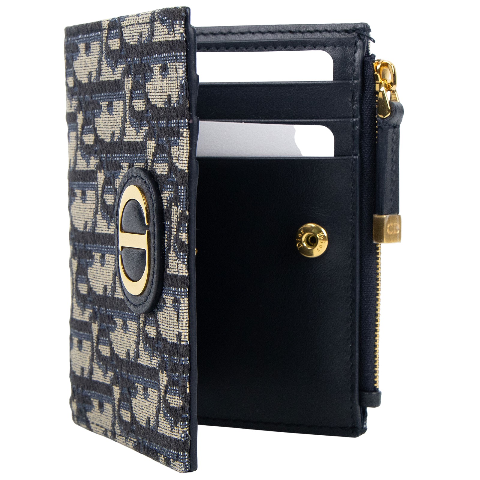 迪奧 CHRISTIAN DIOR 30 Montaigne Dahlia 銀包 錢包 卡夾 零錢包 S2197UTZQ  原廠盒子/防塵袋