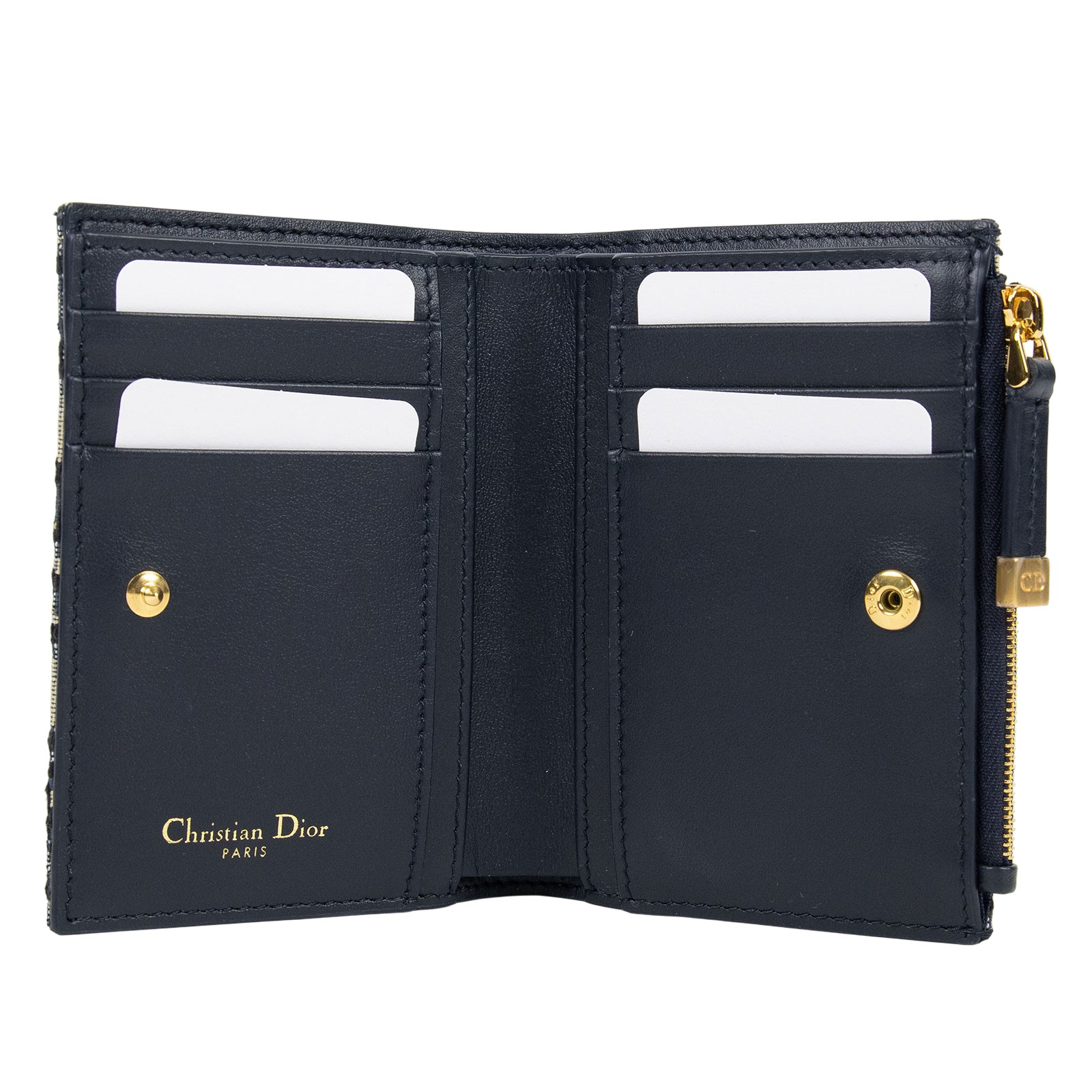 迪奧 CHRISTIAN DIOR 30 Montaigne Dahlia 銀包 錢包 卡夾 零錢包 S2197UTZQ  原廠盒子/防塵袋