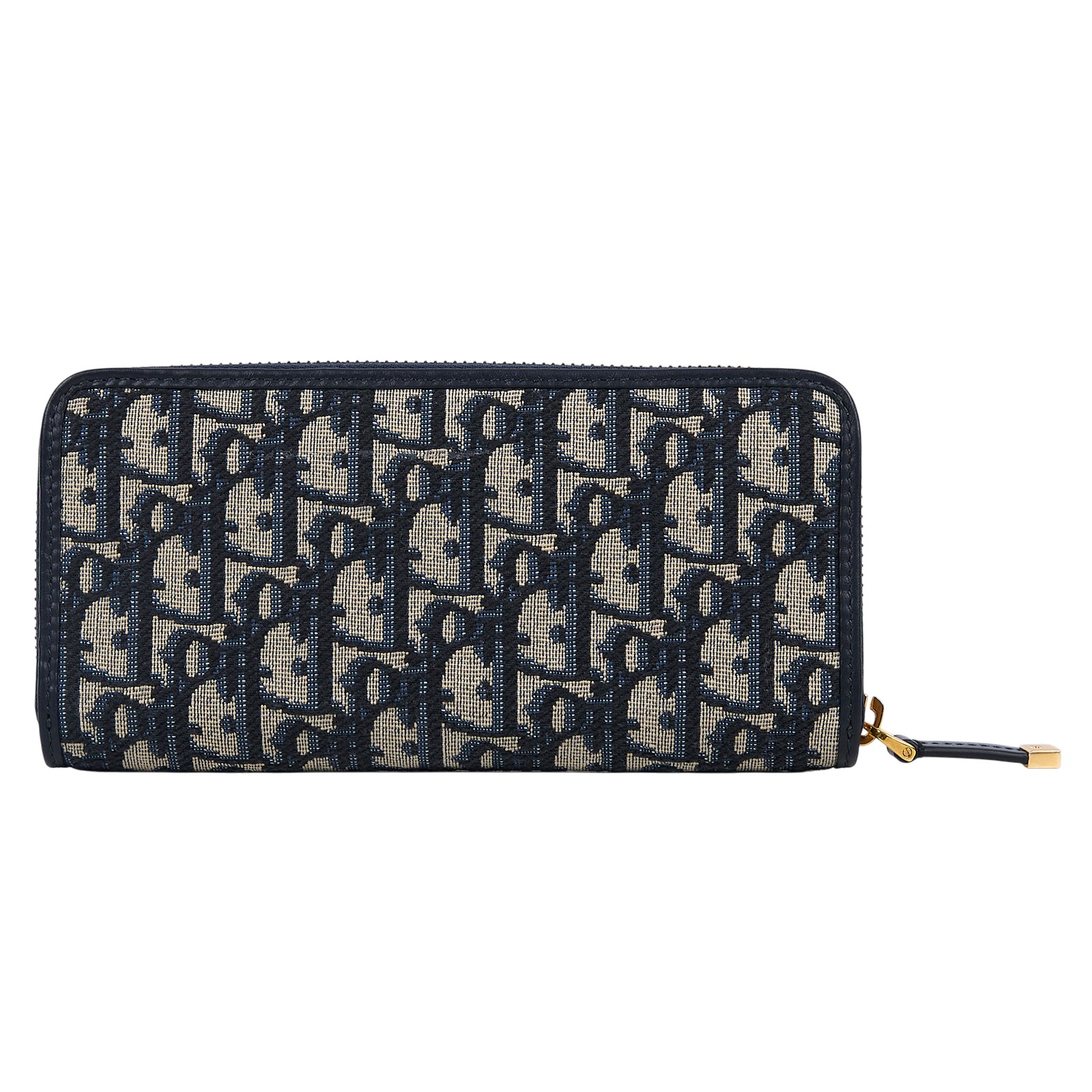 迪奧 CHRISTIAN DIOR 30 Montaigne Voyageur 錢包 長夾 S2094UTZQ 藍OBLIQUE CD長夾 原廠盒子/防塵袋