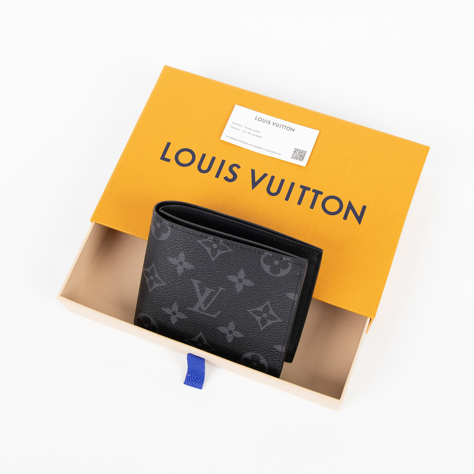 路易威登 LOUIS VUITTON Marco 錢包 短夾 老花 Monogram 零錢袋 雙折 黑色 M62545 晶片款 黑原花Marco短夾 原廠盒子