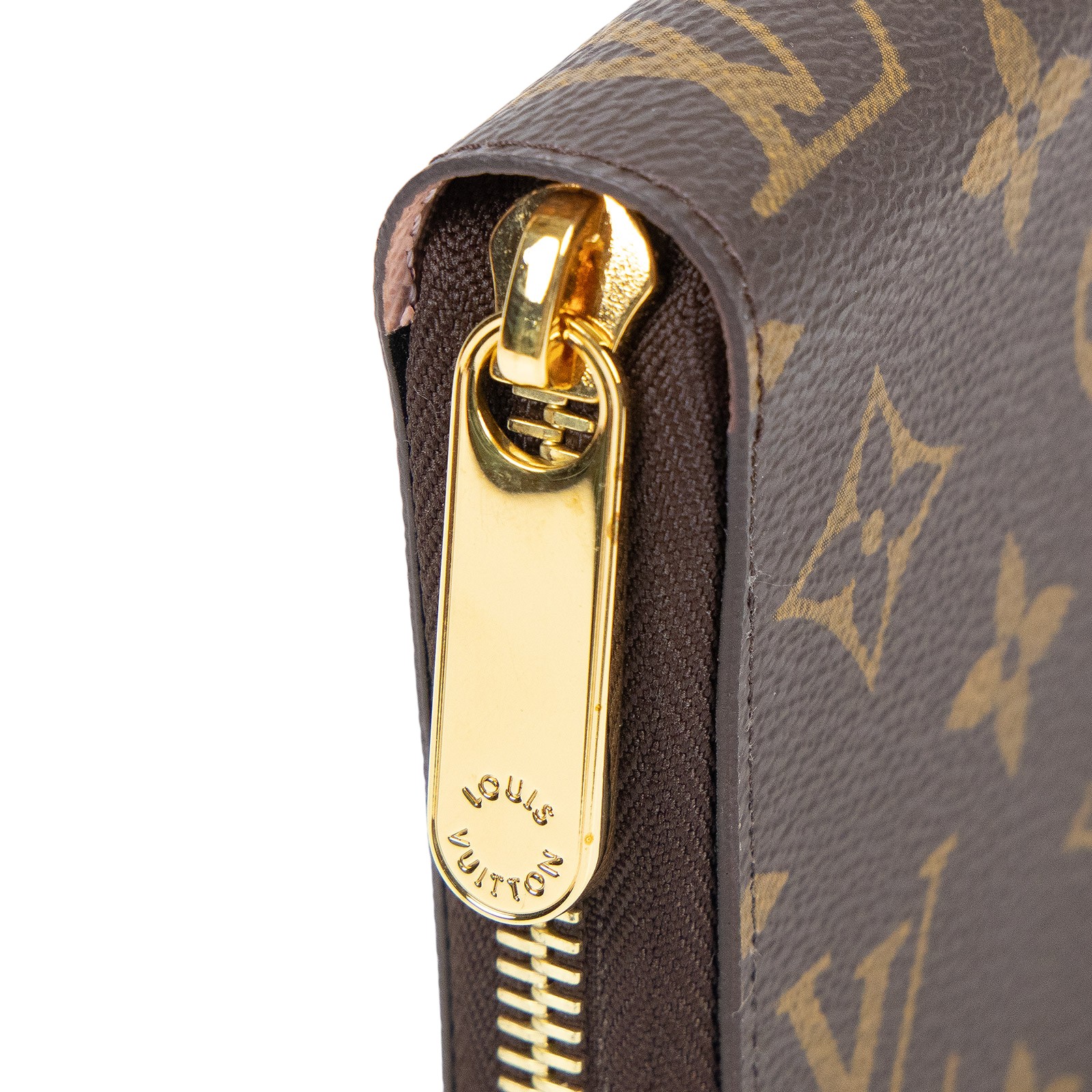 路易威登 LOUIS VUITTON 拉鏈錢包 Monogram帆布 芭蕾粉色 M41894 晶片款 原花內拼粉內拉鍊長夾 原廠盒子/防塵袋