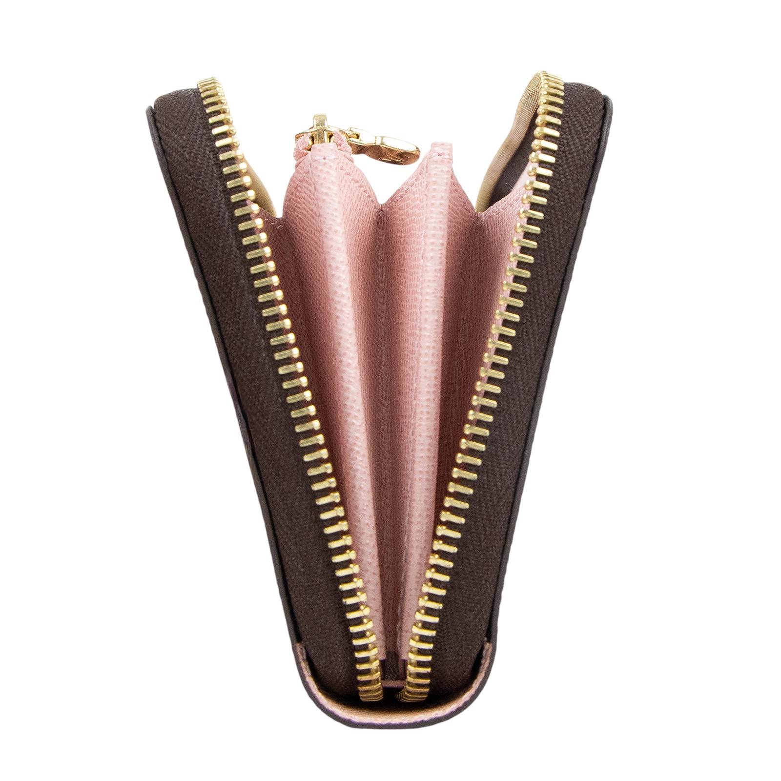 路易威登 LOUIS VUITTON 拉鏈錢包 Monogram帆布 芭蕾粉色 M41894 晶片款 原花內拼粉內拉鍊長夾 原廠盒子/防塵袋