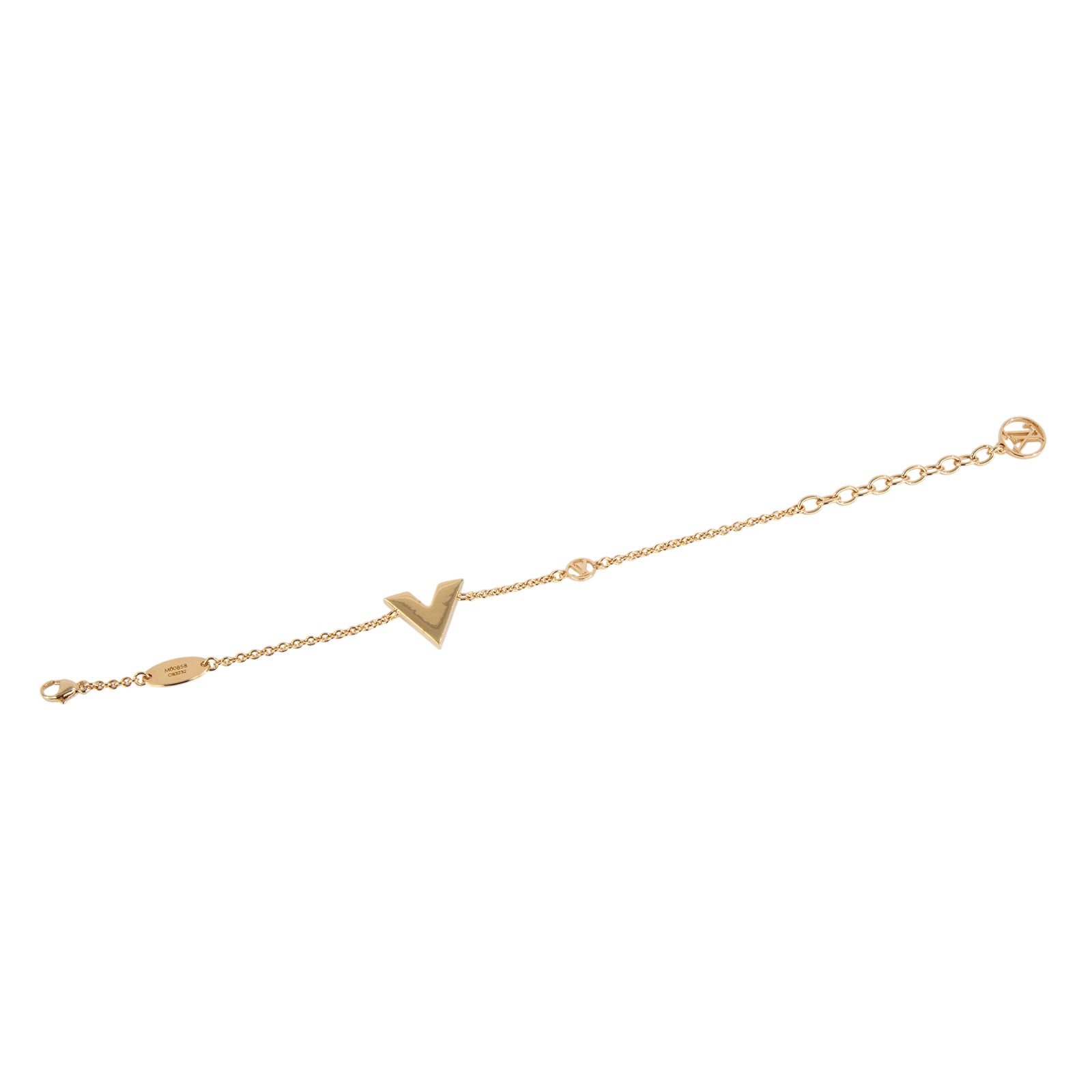 路易威登 LOUIS VUITTON Essential V 手鏈 M00858 金Essential V手鏈 防塵袋