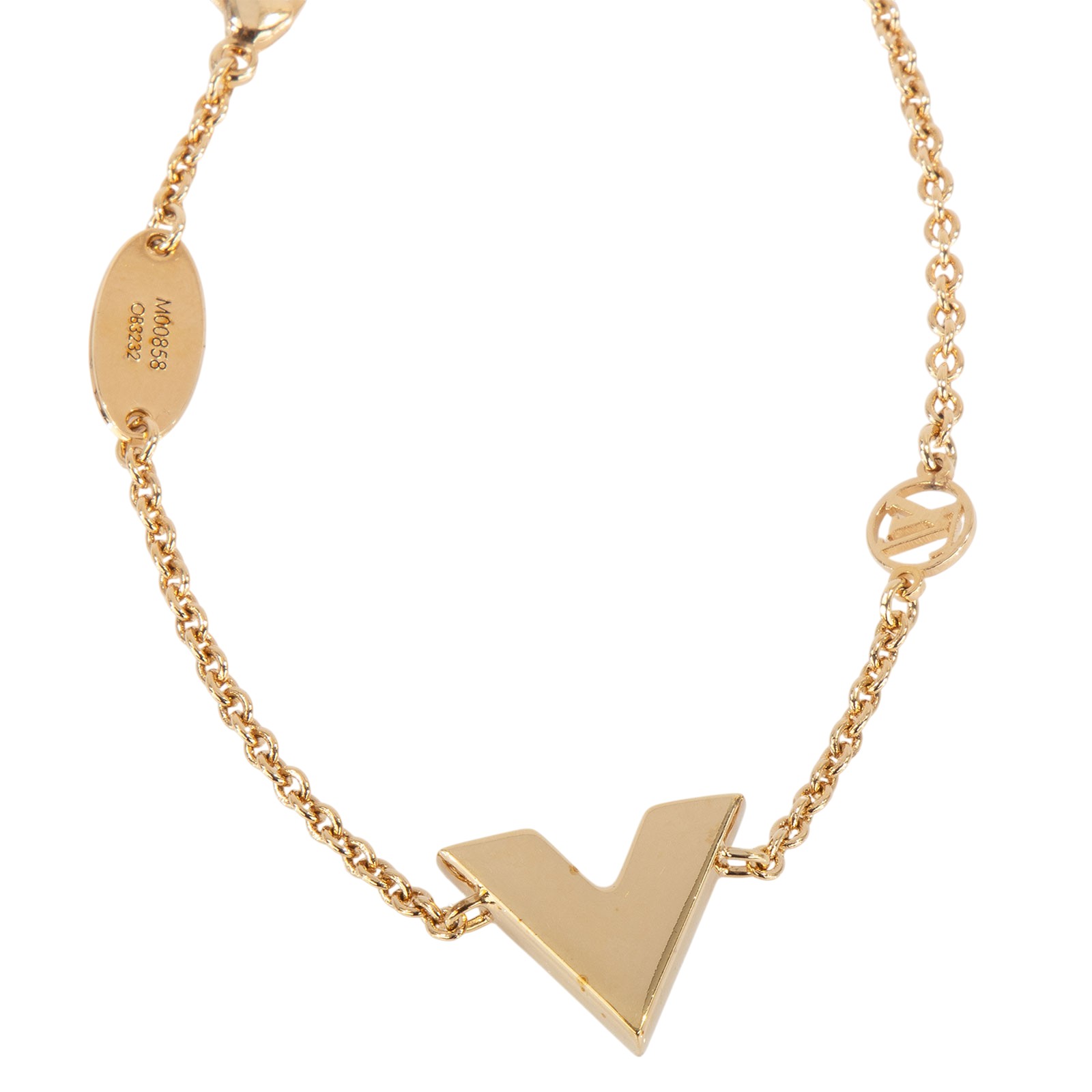 路易威登 LOUIS VUITTON Essential V 手鏈 M00858 金Essential V手鏈 防塵袋