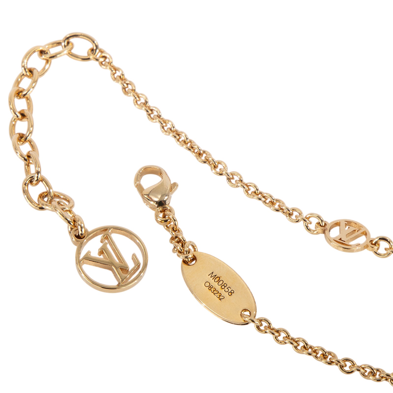 路易威登 LOUIS VUITTON Essential V 手鏈 M00858 金Essential V手鏈 防塵袋