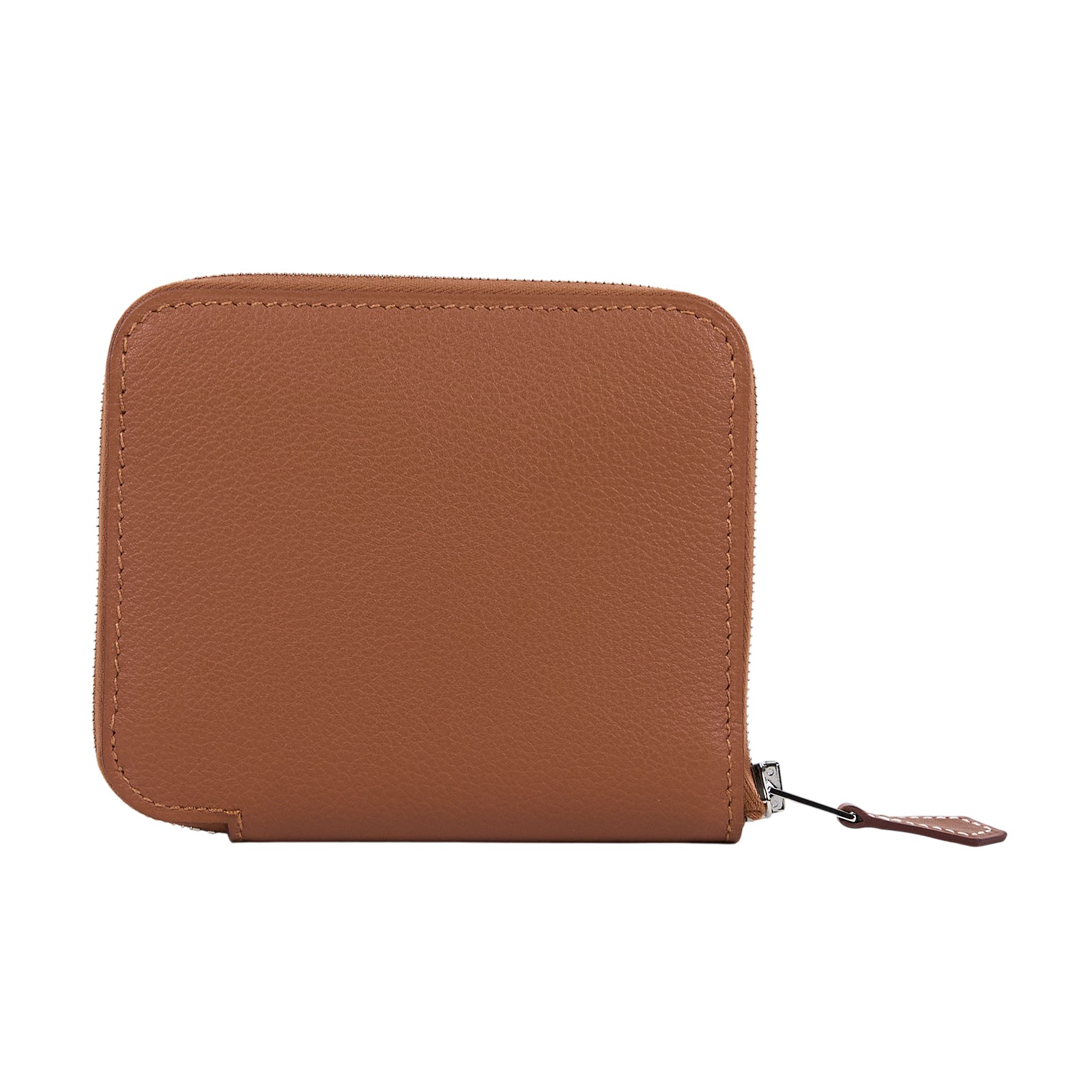 愛馬仕 Hermes SilkIn 拉鍊 絲巾 零錢包 銀色五金 金色 瑪薩拉茶色 粉筆白 H085884CKAA /B MZ 011 MS  原廠盒子