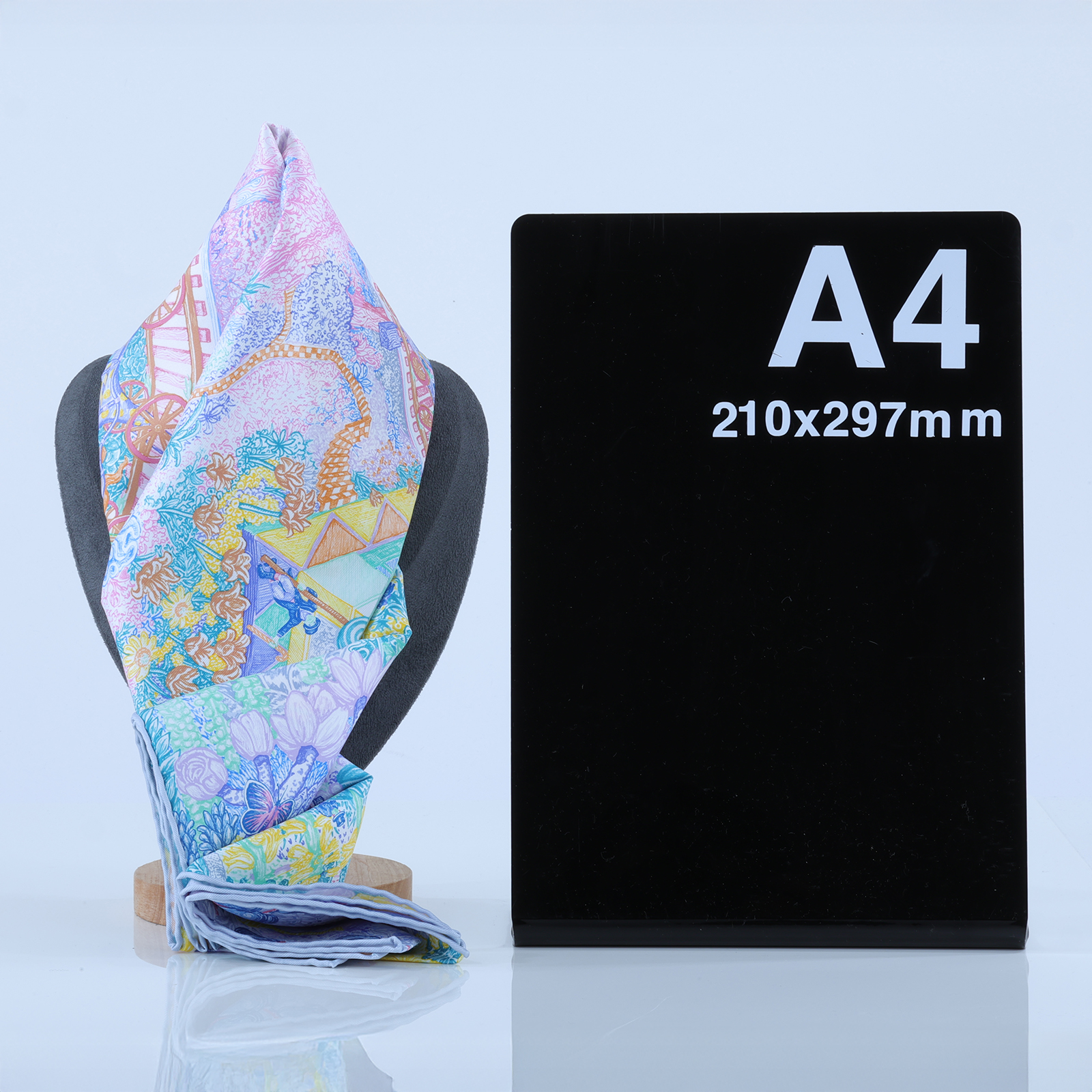 愛馬仕 Hermes Les Folies du Faubourg 90方巾   粉紫花園單面90X90絲巾 原廠盒子